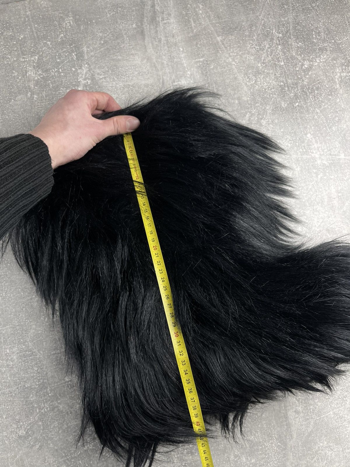 Vintage Artisan Avant-Garde Vintage Black Long Hair Fur Boots Black Size US 7 / IT 37 - 12 Thumbnail
