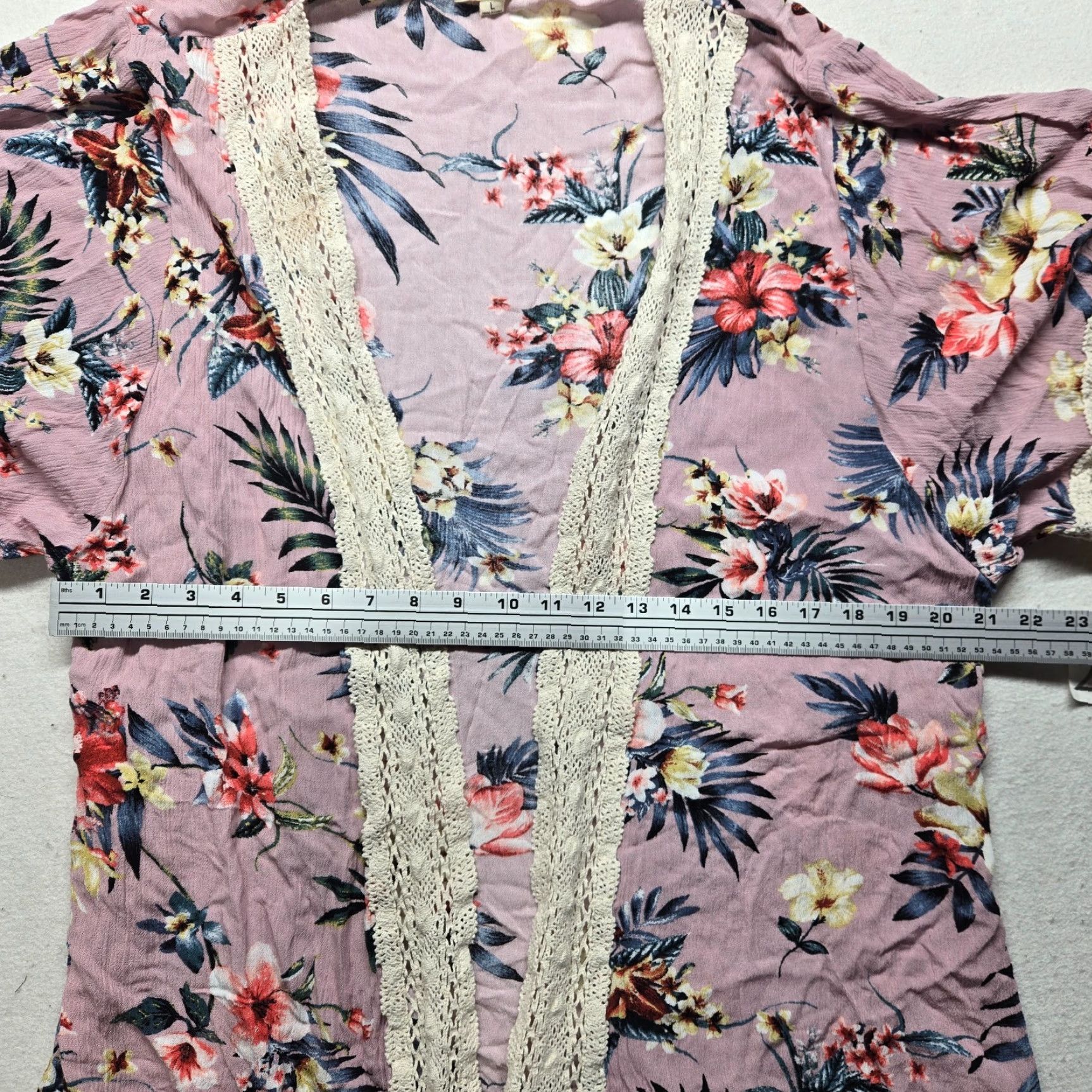 Vintage Indigo Rose Cardigan Shirt Woman L Indigo Rose Size L / US 10 / IT 46 - 6 Thumbnail
