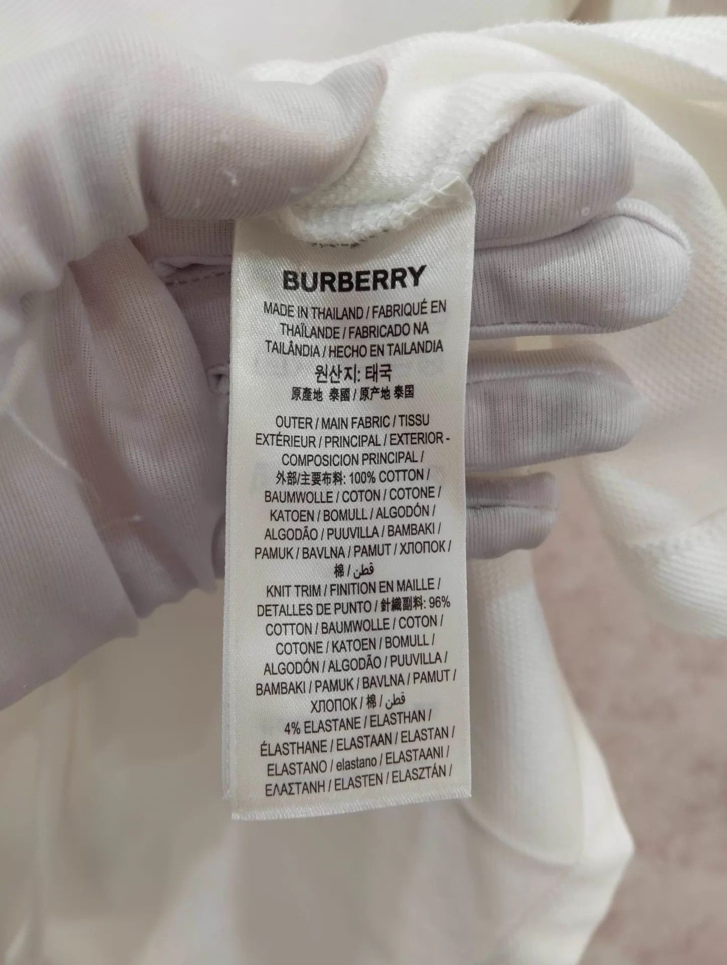 Burberry BURBERRY Chest Embroidered Logo ShortSleeve Polo XL Size US XL / EU 56 / 4 - 5 Thumbnail