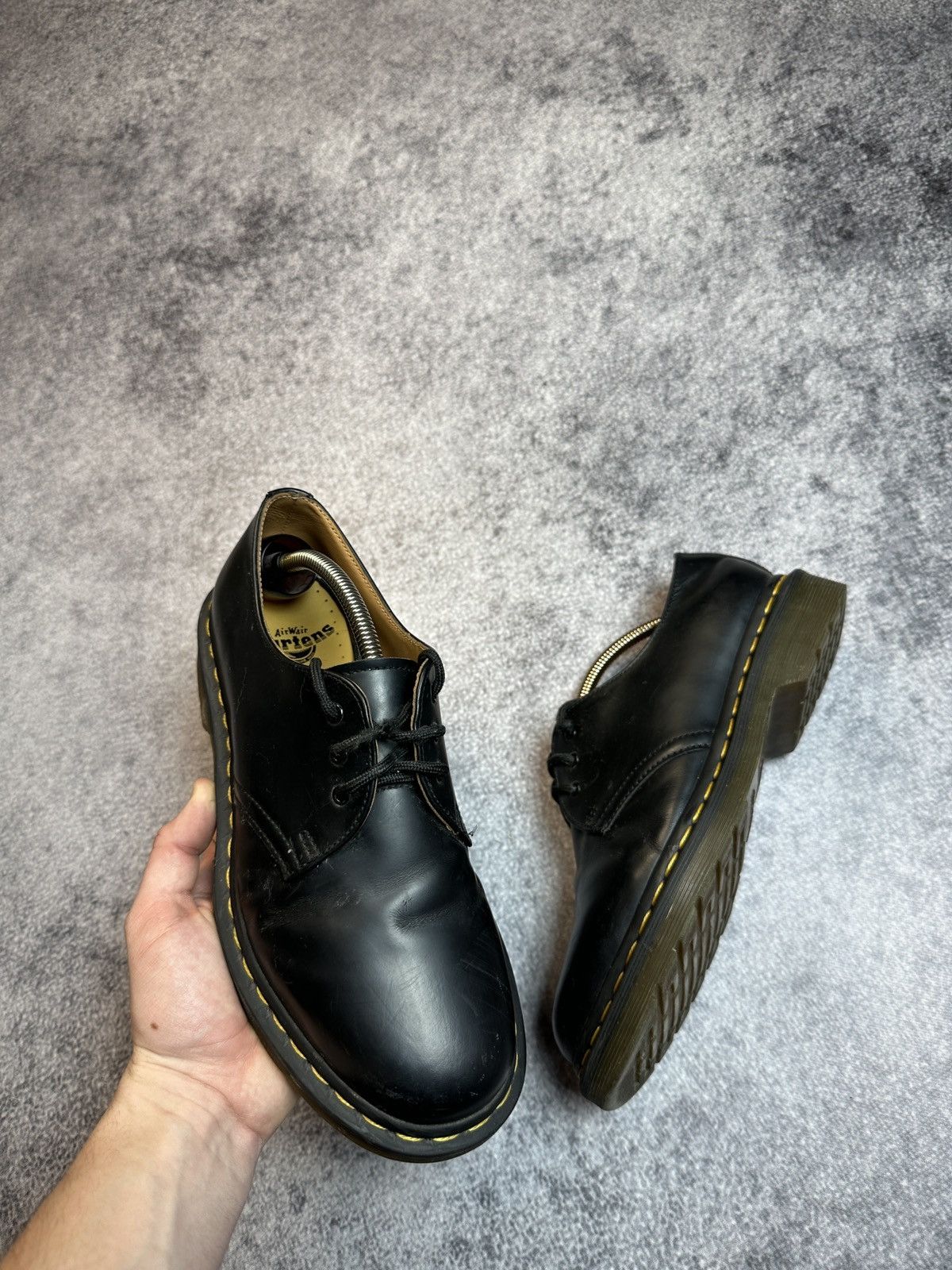 Y2K Vintage Martens Low Leather Boots Shoes Streetwear