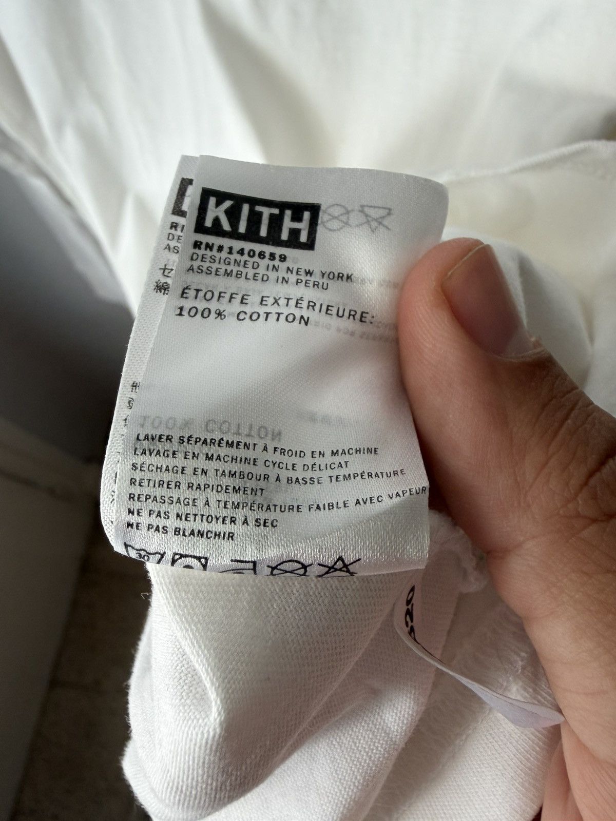 Kith Kith One World L/S White Tee Size US L / EU 52-54 / 3 - 11 Thumbnail