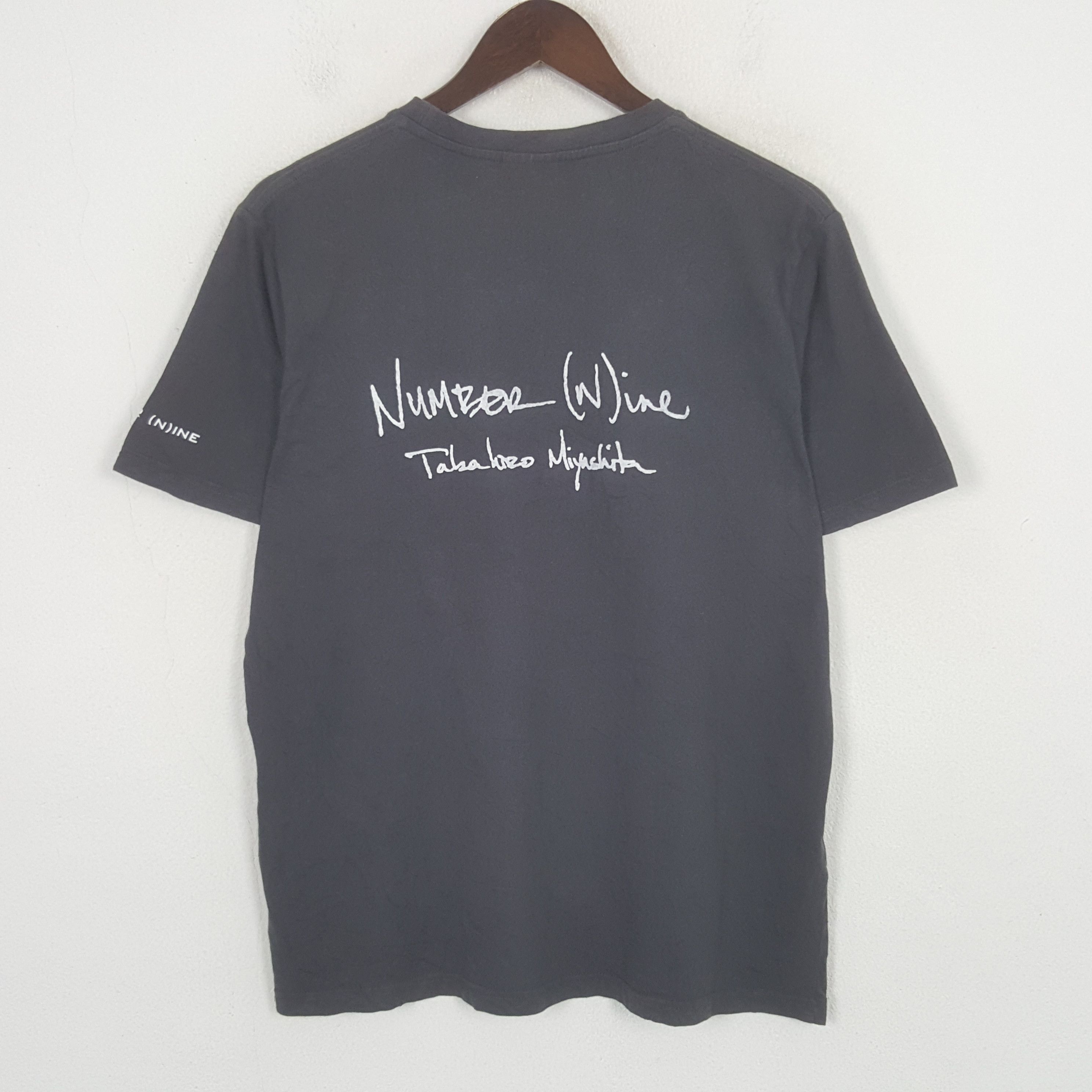 Number (N)ine Vintage Number (N)ine Custom Spell Out Signature Tshirt Size US L / EU 52-54 / 3 - 1 Thumbnail