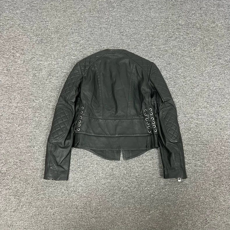 Balenciaga Balenciaga size 36 Leather motorcycle jacket 2502-Nextarrow Size US M / EU 48-50 / 2 - 2 Thumbnail