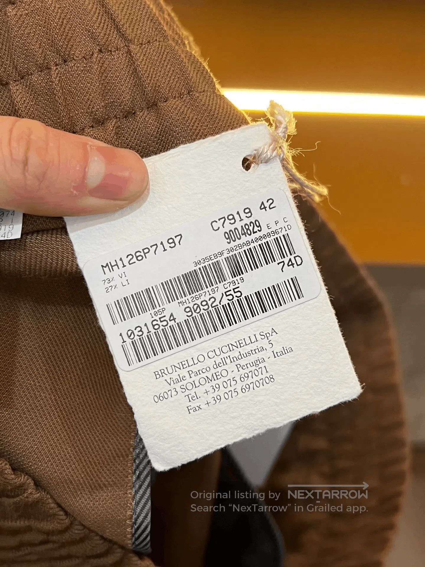 Brunello Cucinelli Brunello Cucinelli Linen Blend Trousers. Size US 26 / EU 42 - 3 Thumbnail