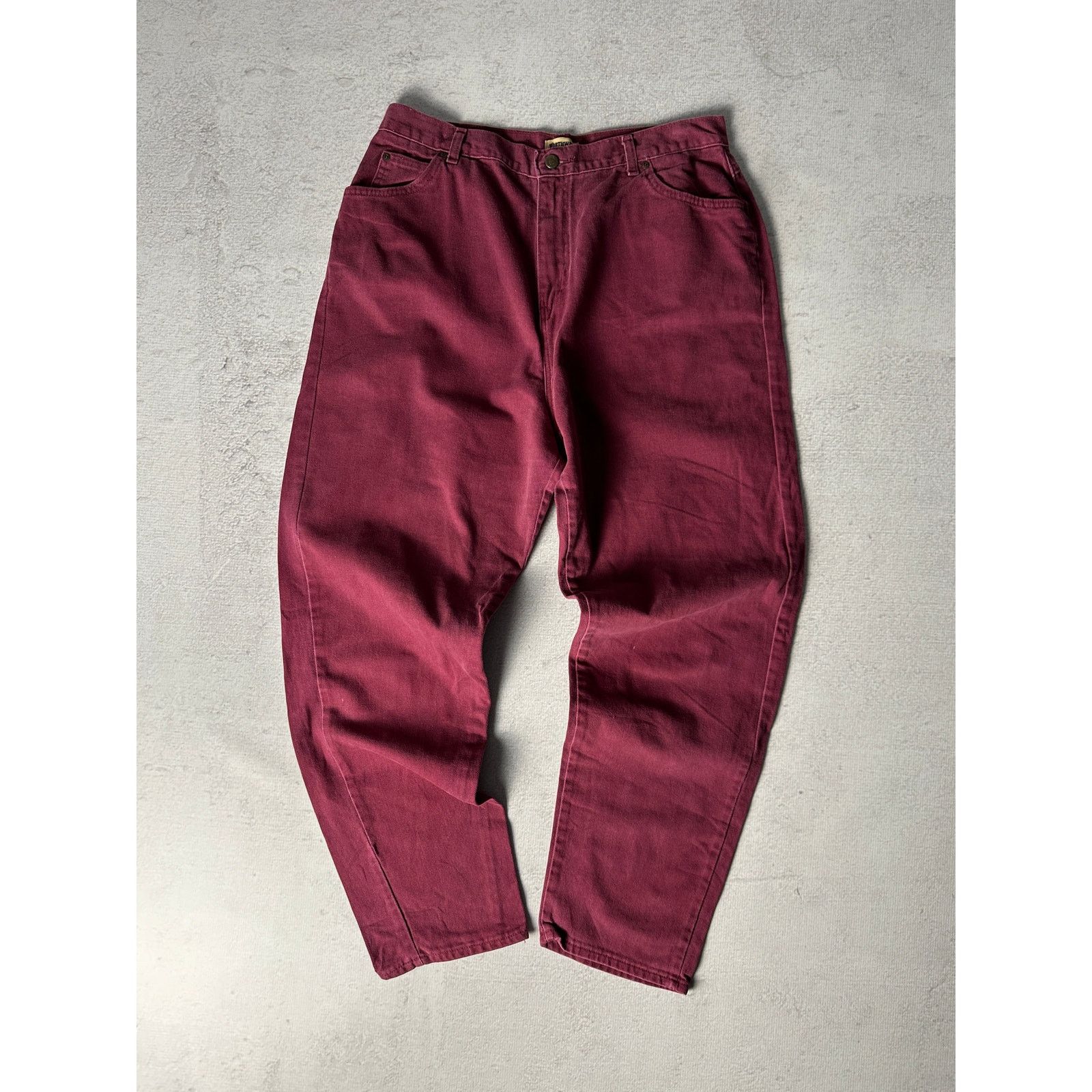 The Unbranded Brand Vintage Red Jeans For Women - Pre-Owned Bottoms 35W30L Size 40" / US 18 - 1 Thumbnail