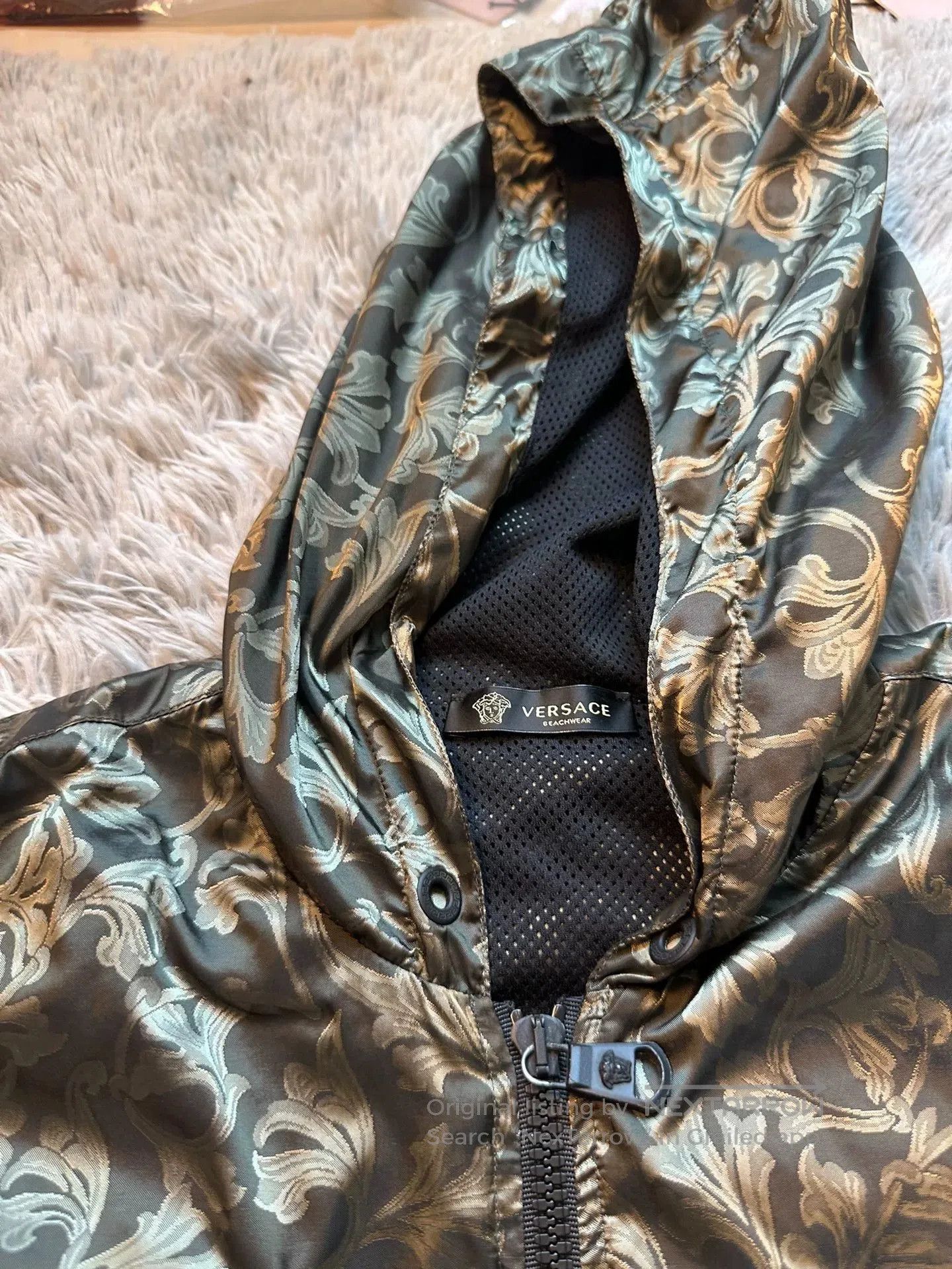 Versace Versace Dark Floral Jacket. Size US S / EU 44-46 / 1 - 4 Thumbnail