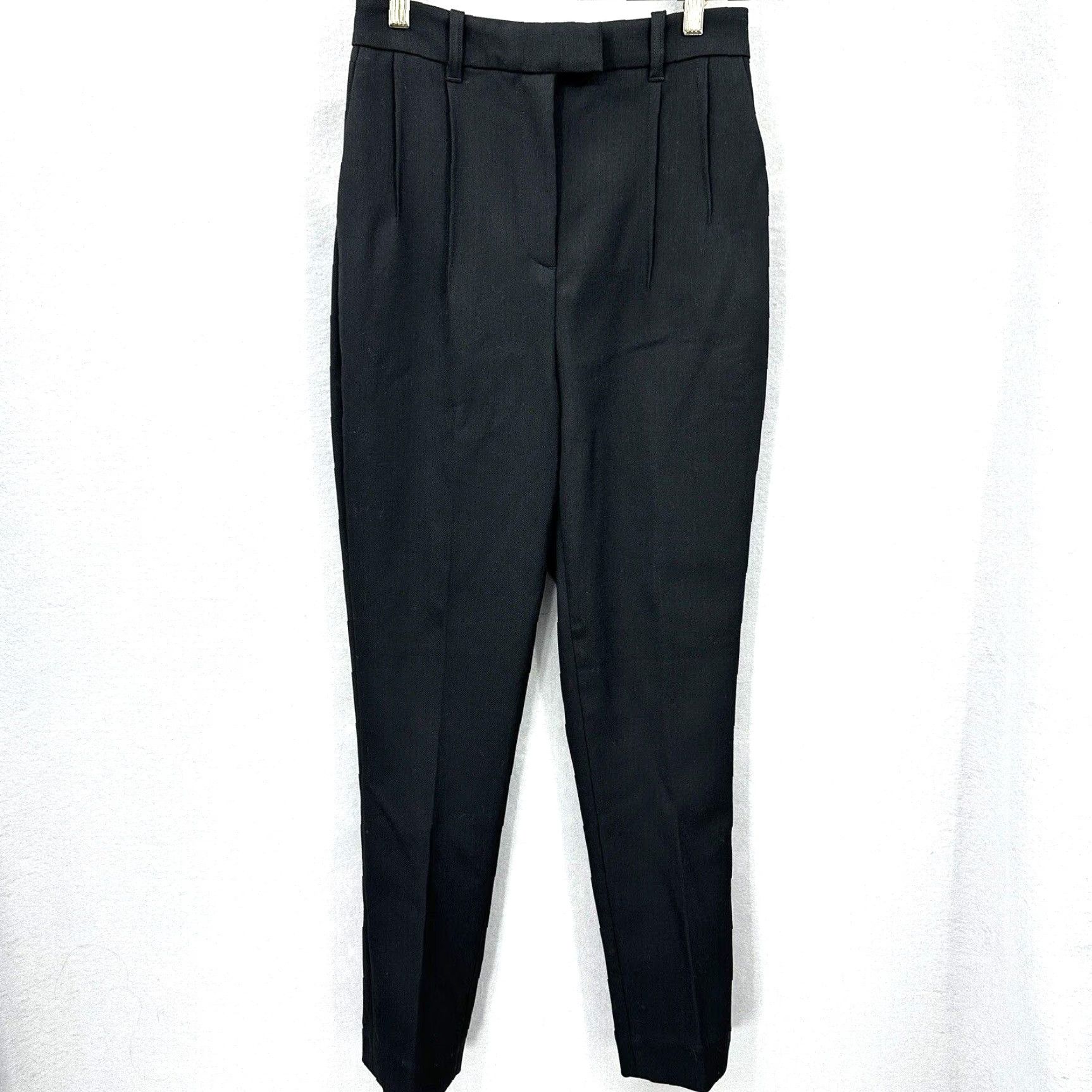 Ted Baker Ted Baker Pants Womens 0 Black Pleated Tailored Trouser 90s Hipster Dress Pants Casual Mens-? Size 25" / US 0 / IT 36 - 2 Thumbnail