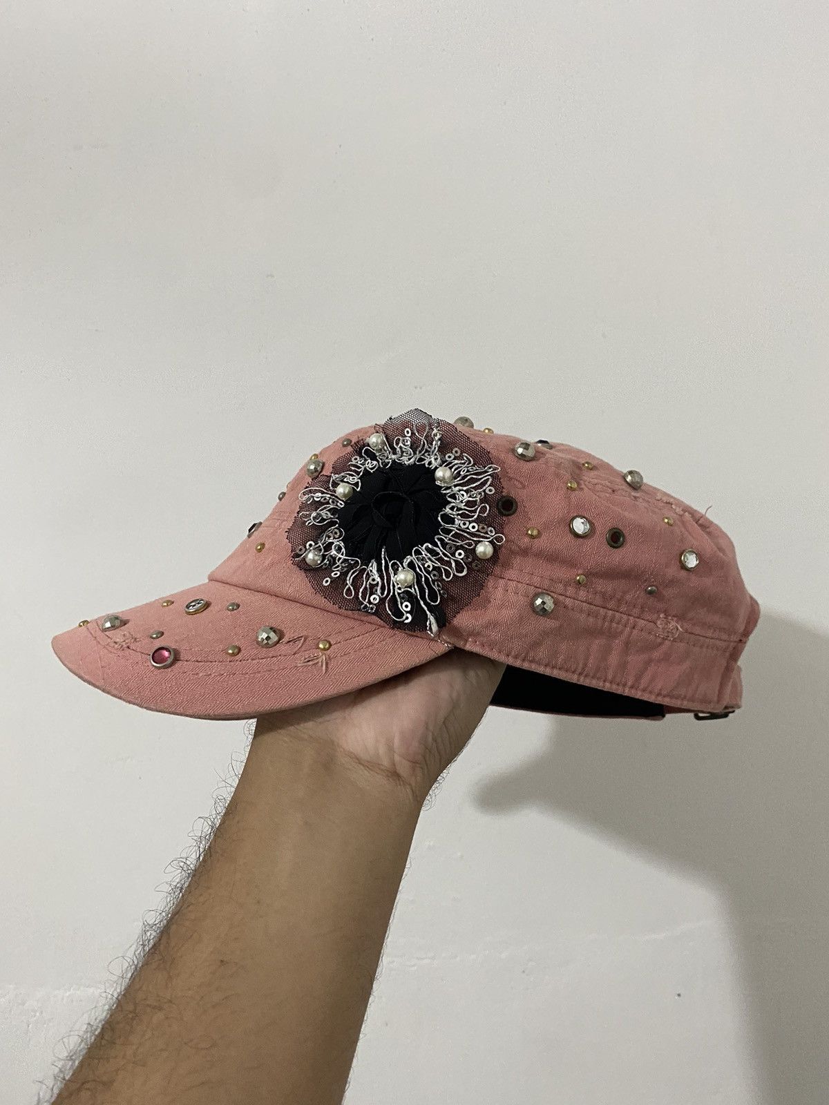 If Six Was Nine × Japanese Brand × Le Grande Bleu (L.G.B.) Japanese cadet studed and flower patch Size ONE SIZE - 2 Thumbnail
