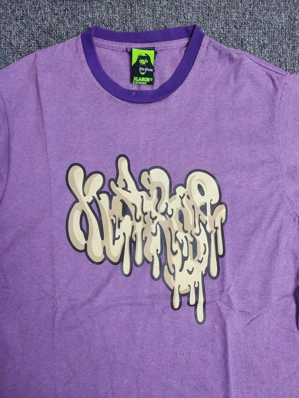 X-LARGE Xlarge Graffiti Melt Ringer 90s Vintage T-shirts Size US M / EU 48-50 / 2 - 1 Thumbnail