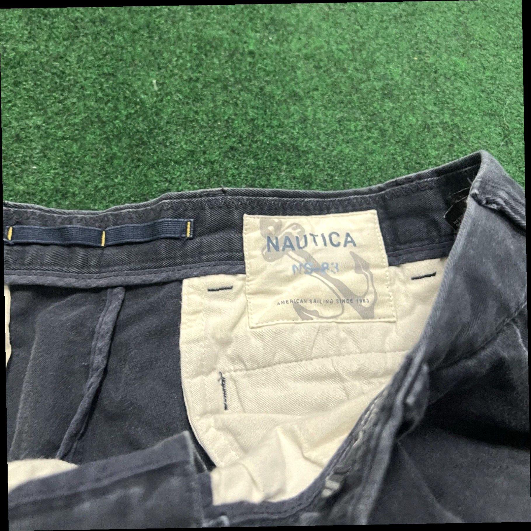 Nautica mens nautica cotton rigger shorts size 38w Navy Summer Outdoors Size US 38 / EU 54 - 2 Thumbnail
