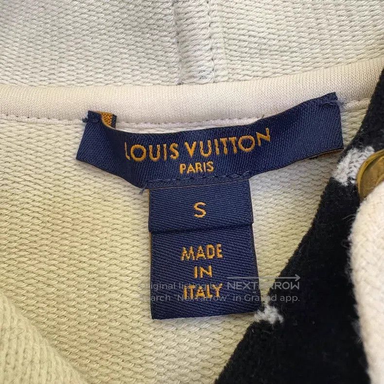 Louis Vuitton Louis Vuitton Monogram full-logo velour hooded sweatshirt Size US S / EU 44-46 / 1 - 7 Thumbnail