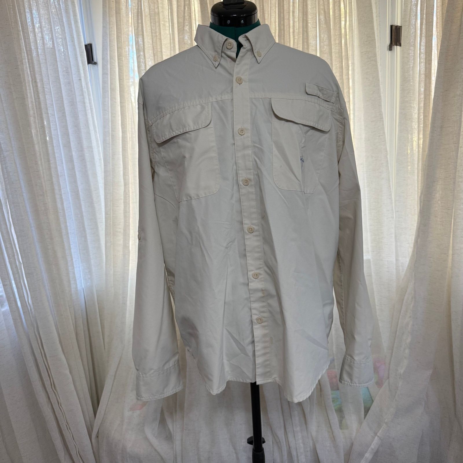 Guy Harvey Guy Harvey Cream Fishing Shirt | Sz M Size US M / EU 48-50 / 2 - 2 Thumbnail