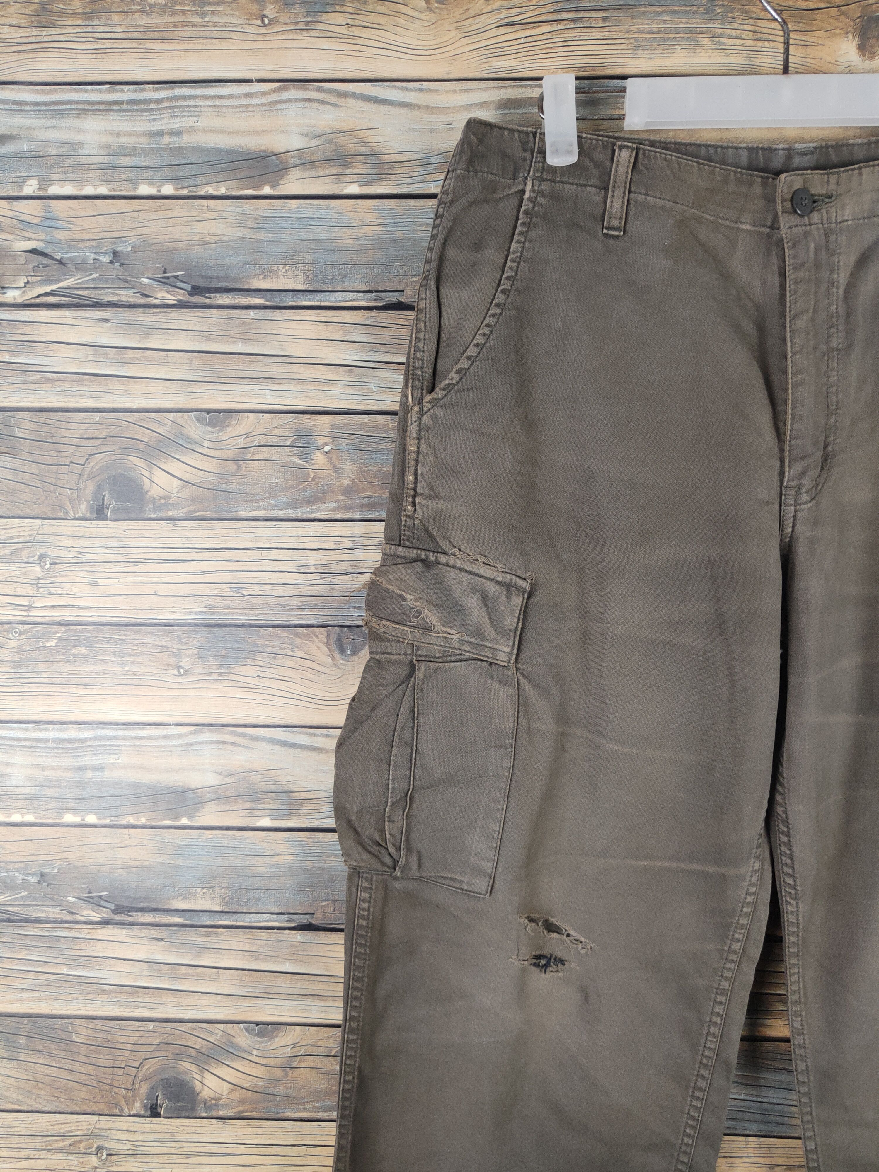 Carhartt DL Carhartt Dark Olive Multipocket Cargo Pants #46-252T Size US 32 / EU 48 - 3 Thumbnail