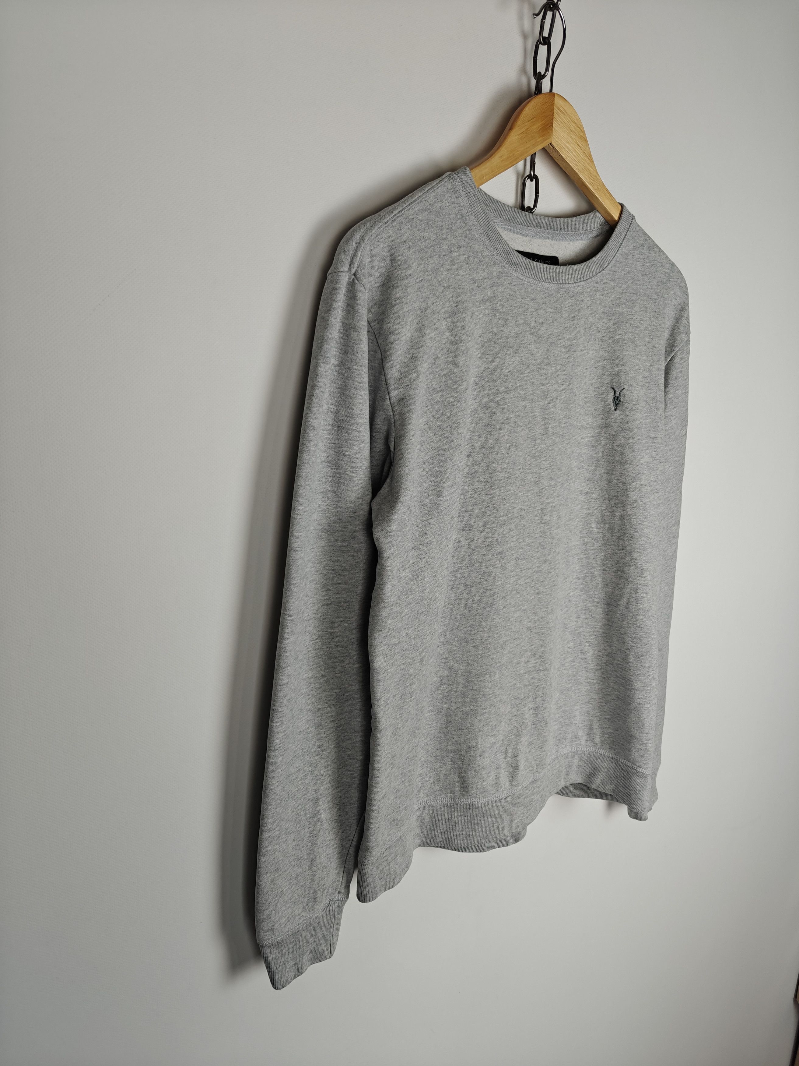 Allsaints Allsaints Sweatshirt Crewnceck Logo Gray size XS Fits M Size US M / EU 48-50 / 2 - 4 Thumbnail