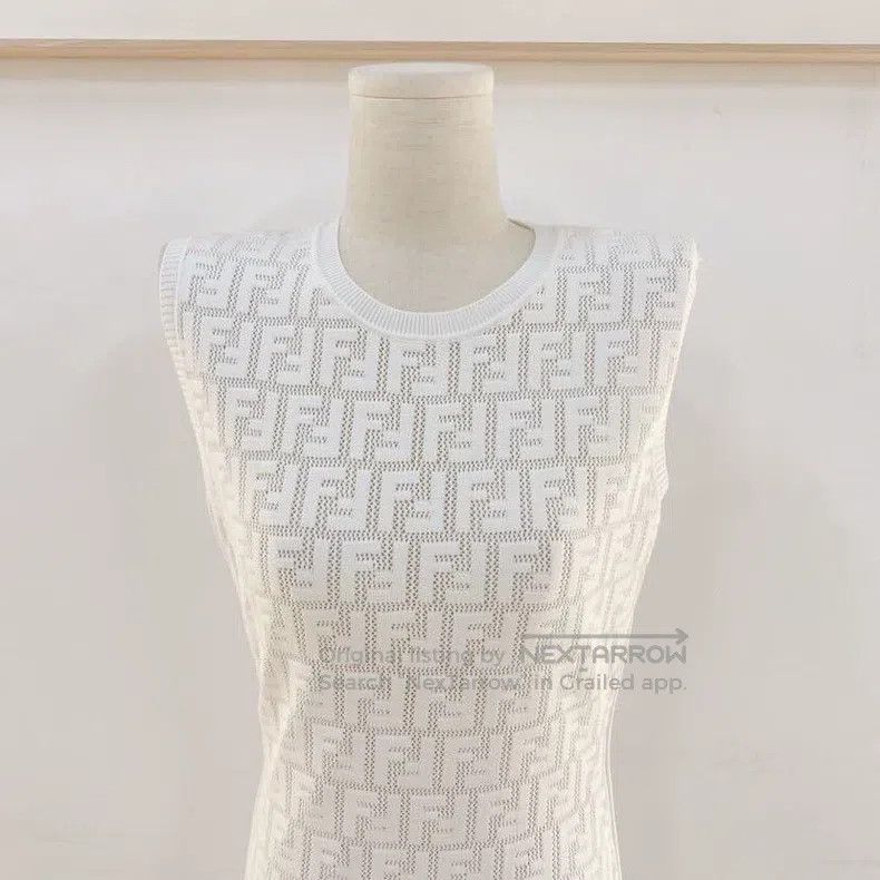 Fendi Fendi White Dress Size M / US 6-8 / IT 42-44 - 4 Thumbnail