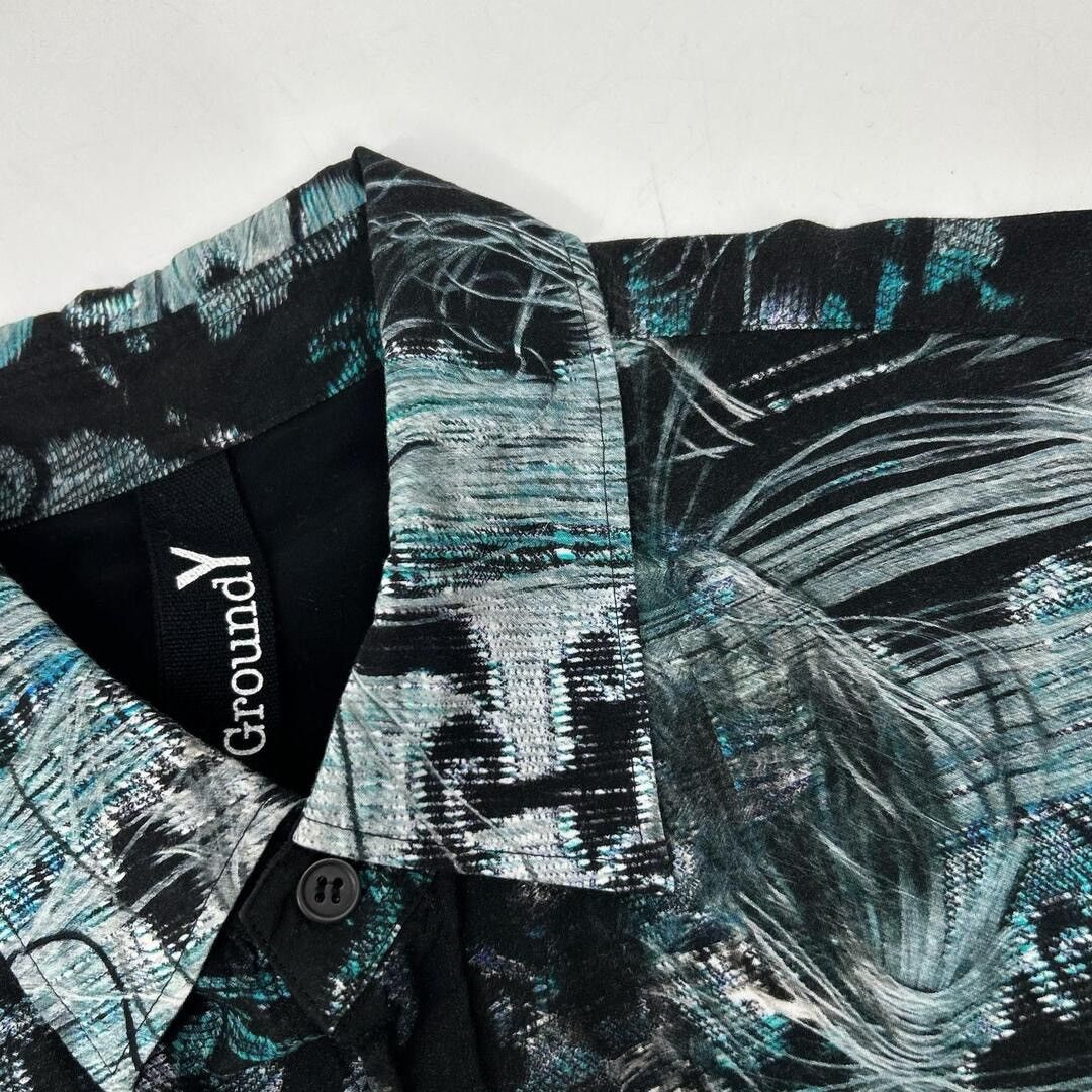 Ground Y Yohji Yamamoto Printed Shirt Size US L / EU 52-54 / 3 - 4 Thumbnail