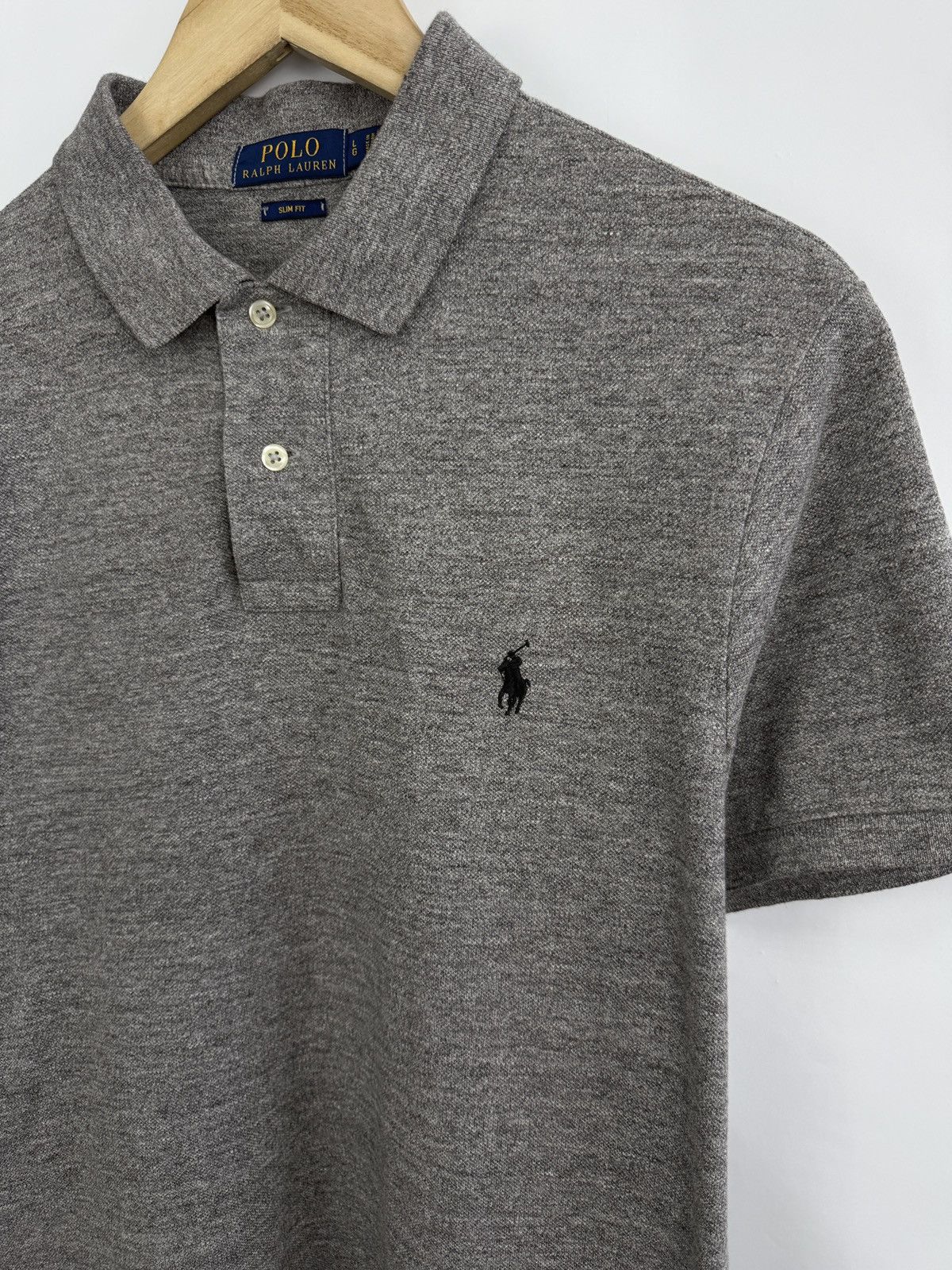 Polo Ralph Lauren 🇺🇸 Polo Ralph Lauren Slim Fit Polo T-Shirt Rare Retro Hype Size US L / EU 52-54 / 3 - 5 Thumbnail