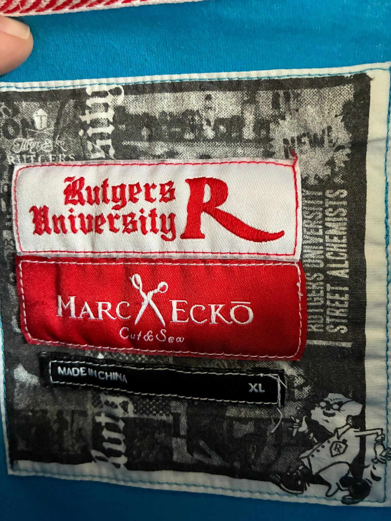 Marc Ecko Marc Ecko x Rutgers University T-shirt skate New York baggy Size US XL / EU 56 / 4 - 6 Thumbnail
