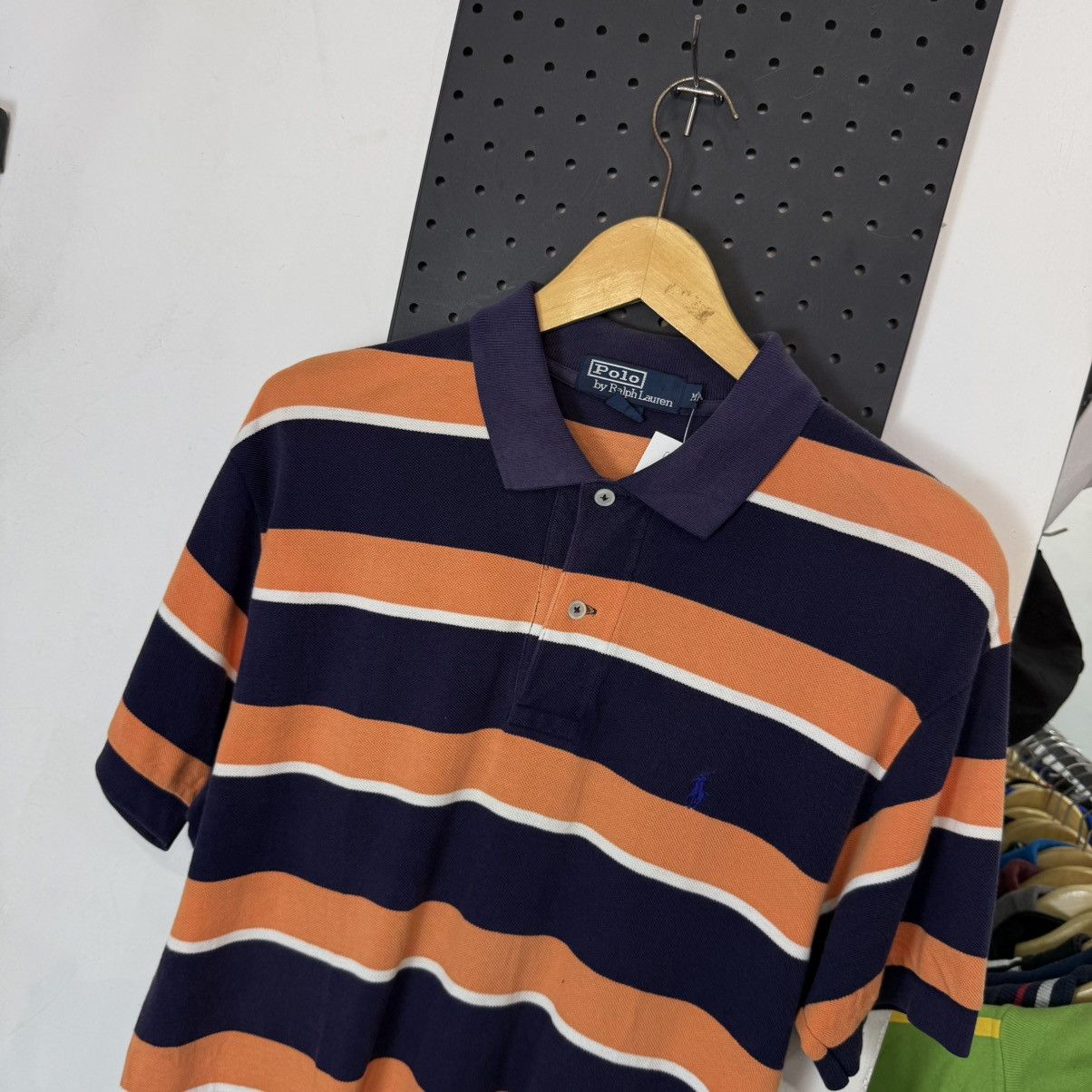Polo Ralph Lauren POLO RALPH LAUREN stripe poloshirt Size US L / EU 52-54 / 3 - 3 Thumbnail