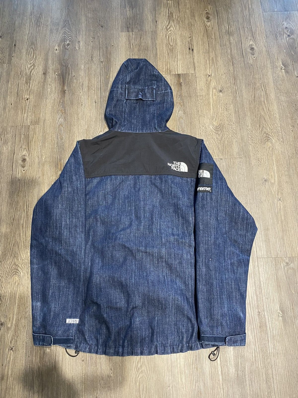 Supreme denim shot north face jacket