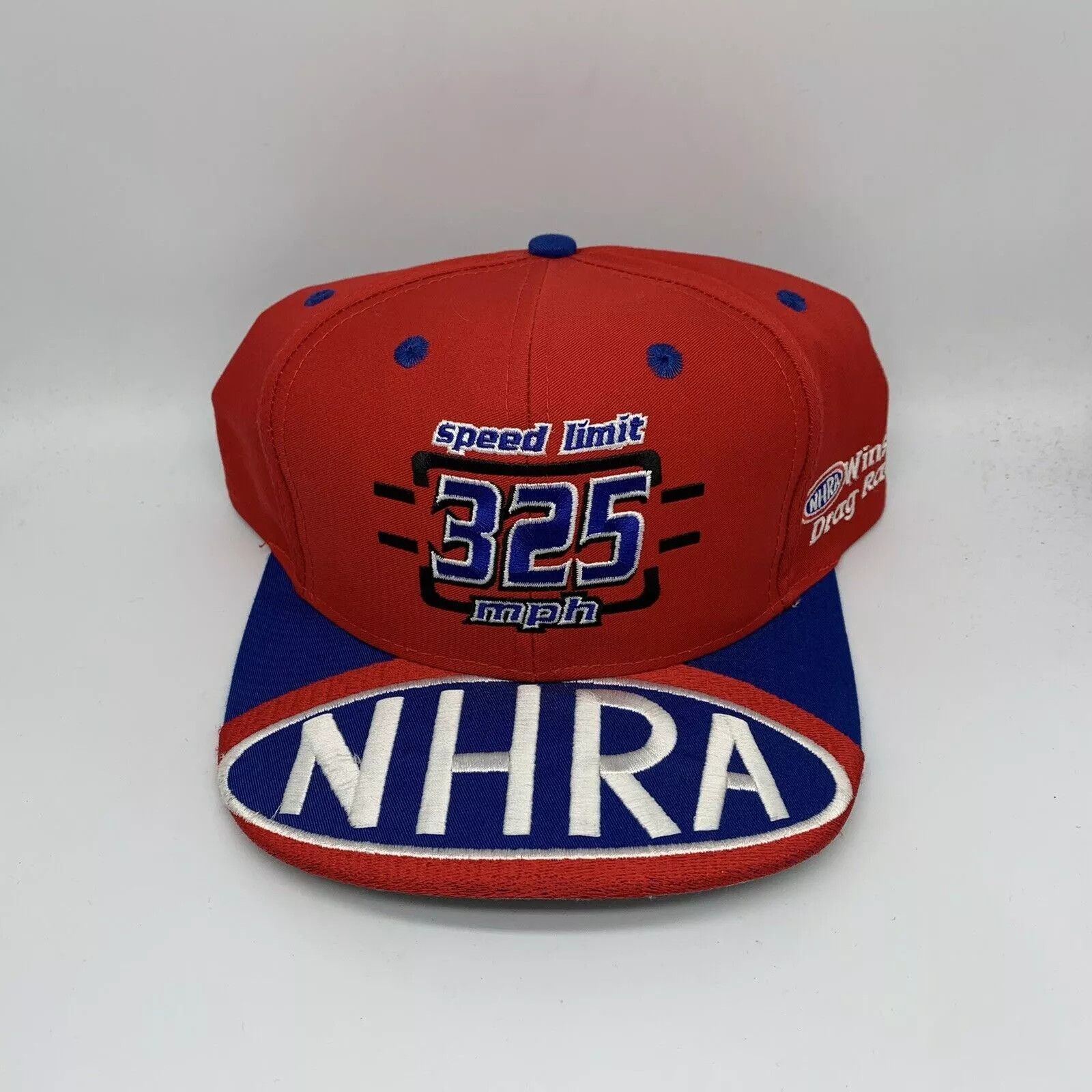 Vintage Winston Drag Racing 325mph Speed Limit Hat Snapback