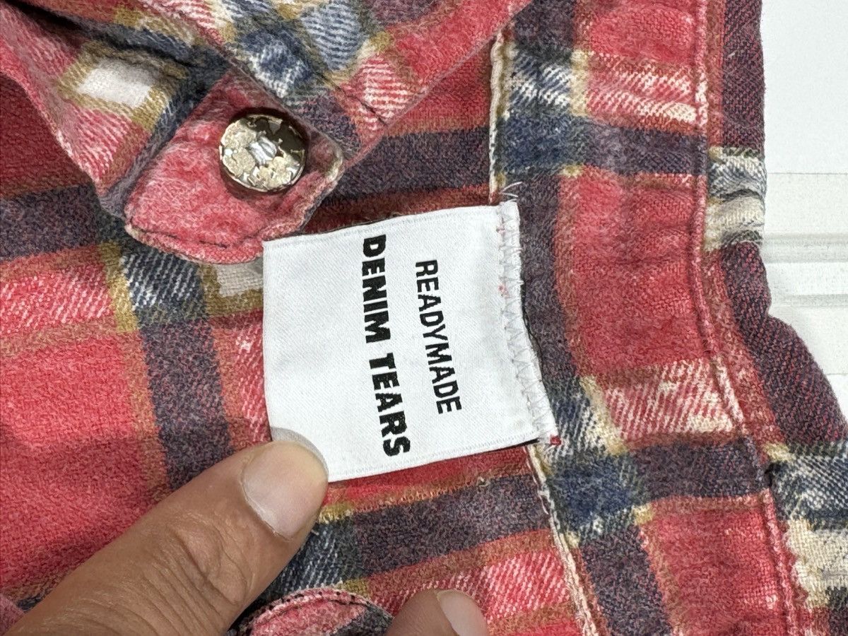 DENIM TEARS × READYMADE Readymade x Denim Tears Check Long Sleeve Shirt Sz XXL Size US XXL / EU 58 / 5 - 15 Thumbnail