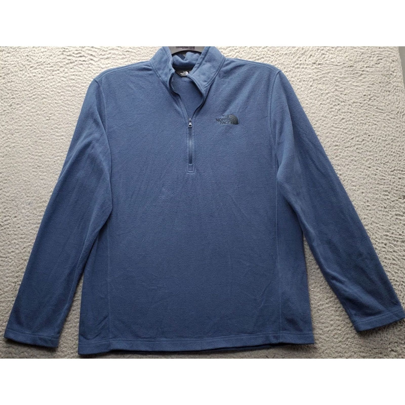 The North Face The North Face Mens 1/4 Zip Fleece Pullover Blue M Mock Neck Pullover Sportswear Outdoor Shirt Size US M / EU 48-50 / 2 - 2 Thumbnail