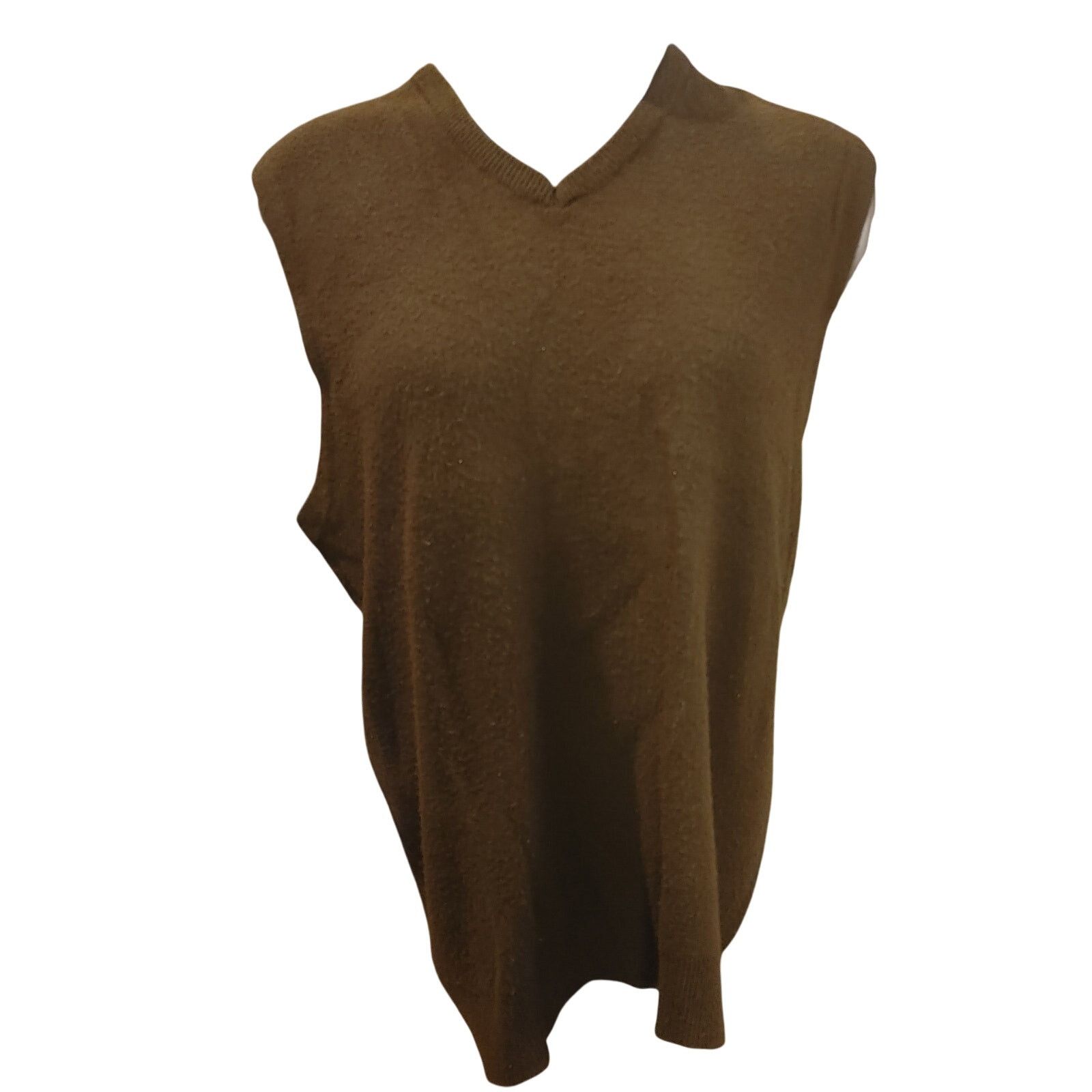 Other Robert Bruce Men's XL Brown VNeck Pullover Vest Size US XL / EU 56 / 4 - 1 Thumbnail