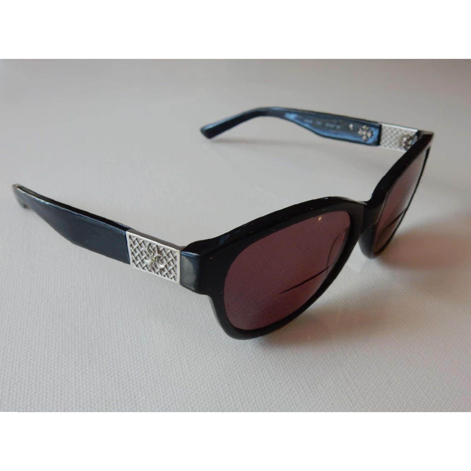 Nicole Miller Nicole Miller Sunglasses FRAMES ONLY Womens 55[]17 130 Black Frames, Prescription Lenses Size ONE SIZE - 2 Thumbnail