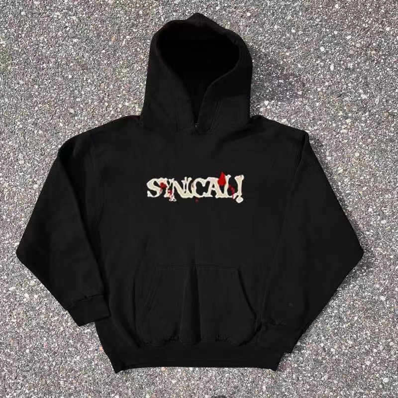 Japanese Brand Hip Hop Dark Style Pentagram Print L Hooded Sweatshirt Size US L / EU 52-54 / 3 - 4 Thumbnail