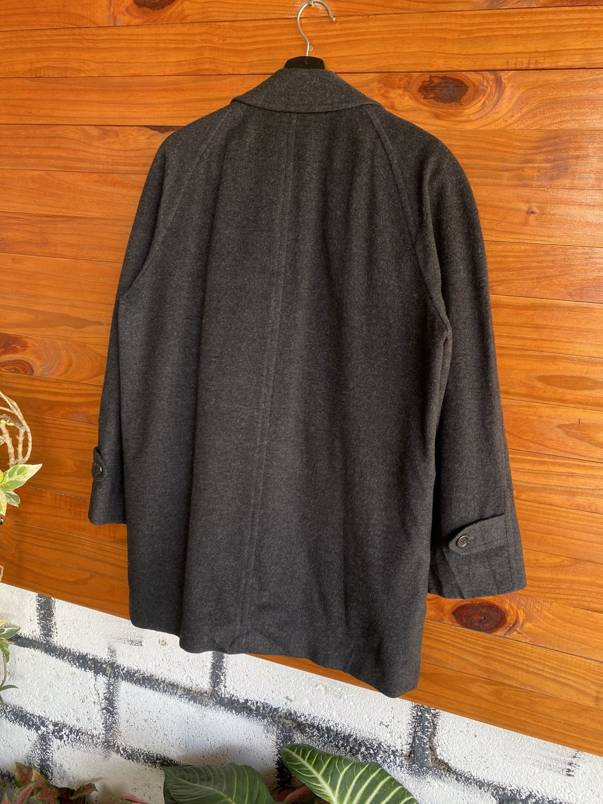 Japanese Brand Field House Cashmere Blend Wool Coat Dark Grey Outerwear Size US M / EU 48-50 / 2 - 18 Thumbnail