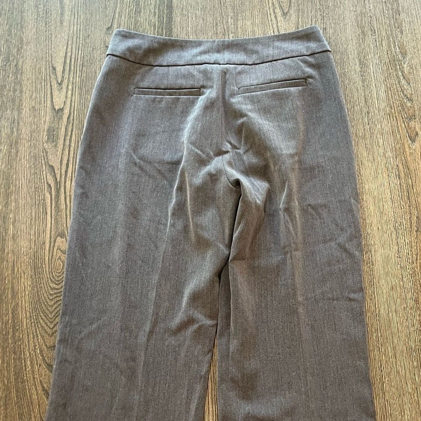 Vintage Bandolino Blu Medium Heathered Gray Straight Legs Size 8 Size 30" / US 8 / IT 44 - 8 Thumbnail