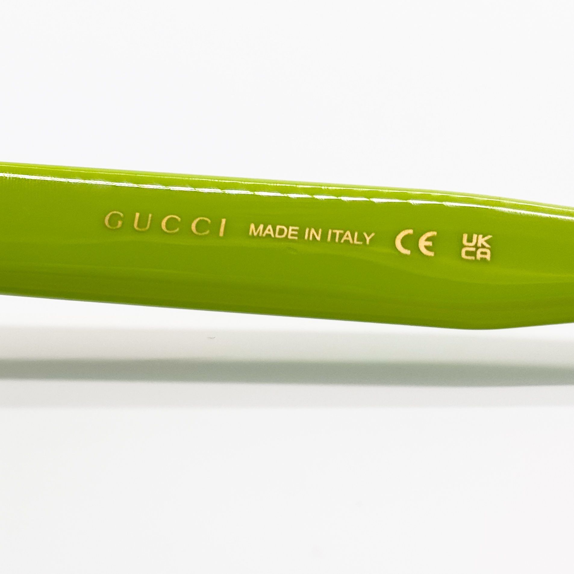 Gucci NEW GUCCI GG1773S 006 GREEN CAT EYE WOMEN SUNGLASSES GUCCI Size ONE SIZE - 9 Thumbnail