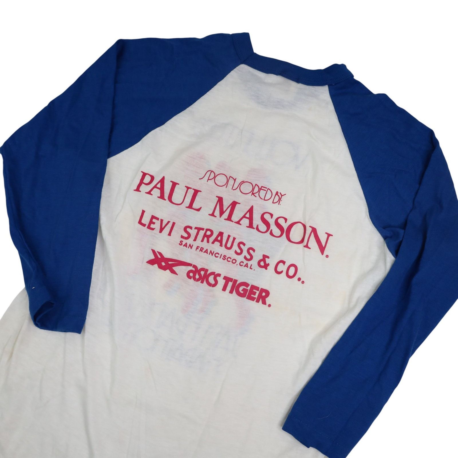 Levi's × Vintage VTG 1984 Levis San Francisco Marathon Volunteer Baseball Tee Size US M / EU 48-50 / 2 - 11 Thumbnail