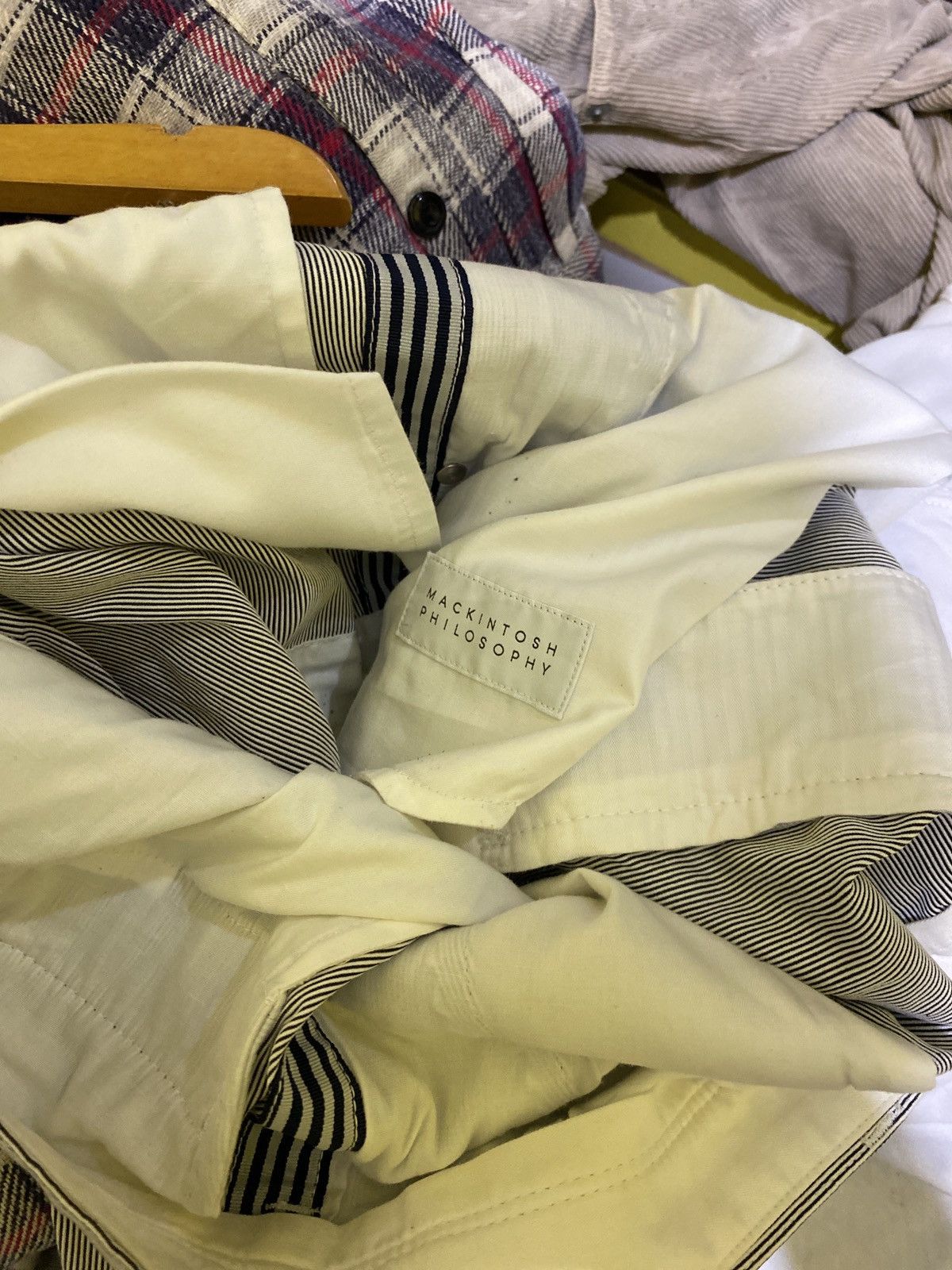 Mackintosh mackintosh philosophy pin stripe cargo pants Size US 32 / EU 48 - 3 Thumbnail
