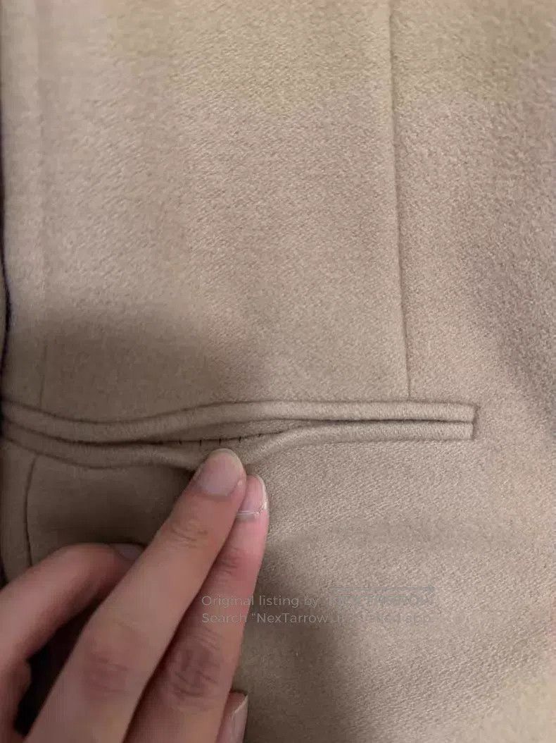 Saint Laurent Paris Saint Laurent Paris Camel Color Cashmere and Wool Blended Size US L / EU 52-54 / 3 - 3 Thumbnail