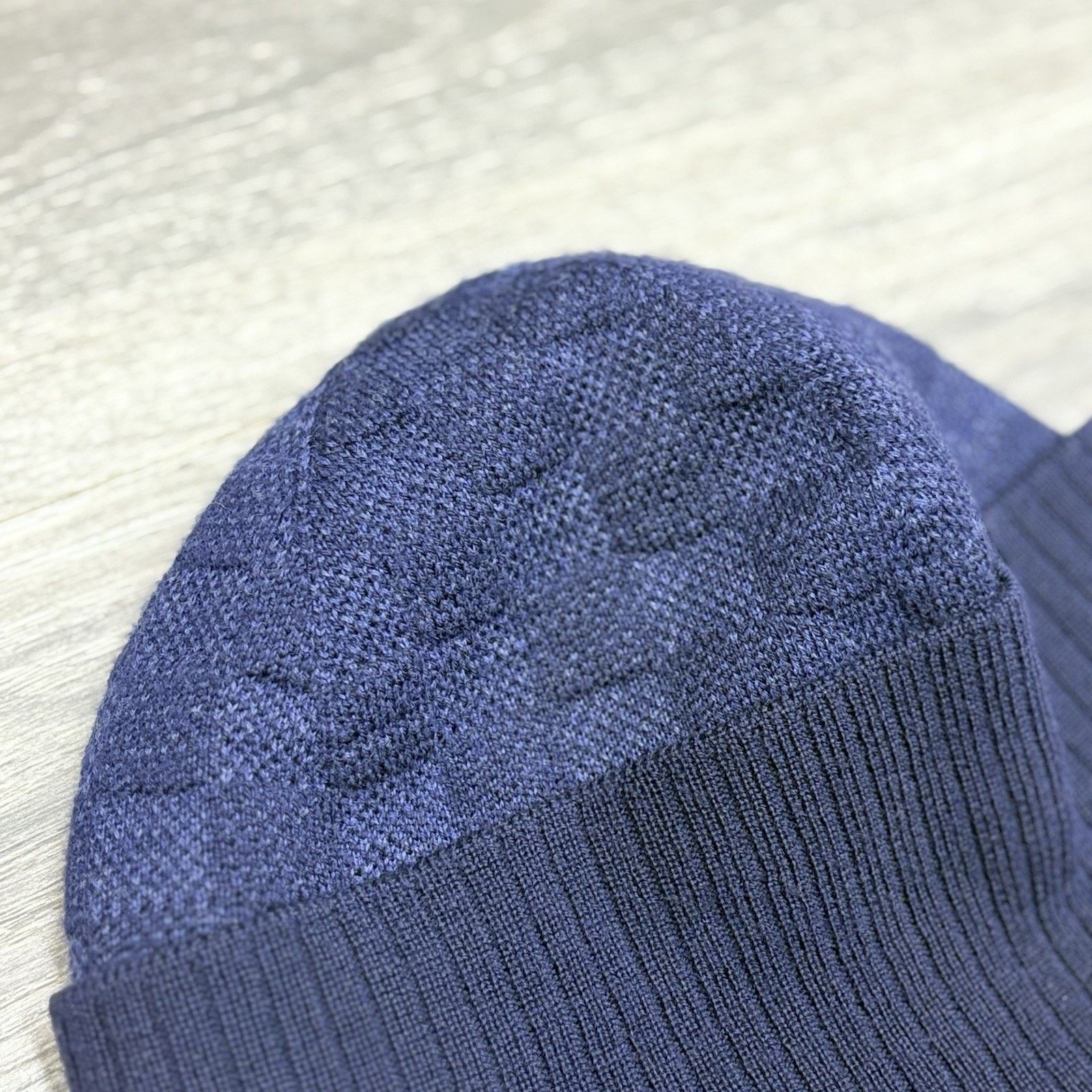 Louis Vuitton Louis Vuitton Wool Petit Damier Beanie ' Navy ' | GOOD COND! Size ONE SIZE - 4 Thumbnail