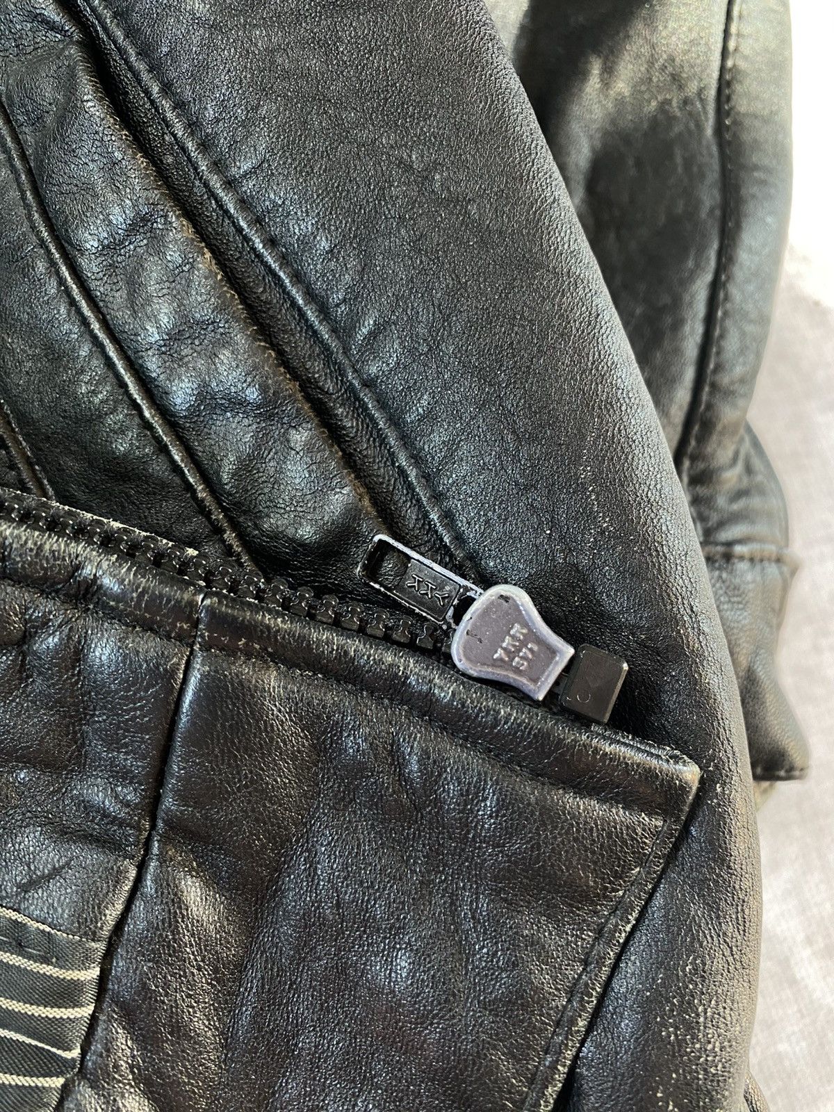 Genuine Leather × Vintage 90s Vintage Transformer Leather Jacket / Vest Size US XL / EU 56 / 4 - 6 Thumbnail