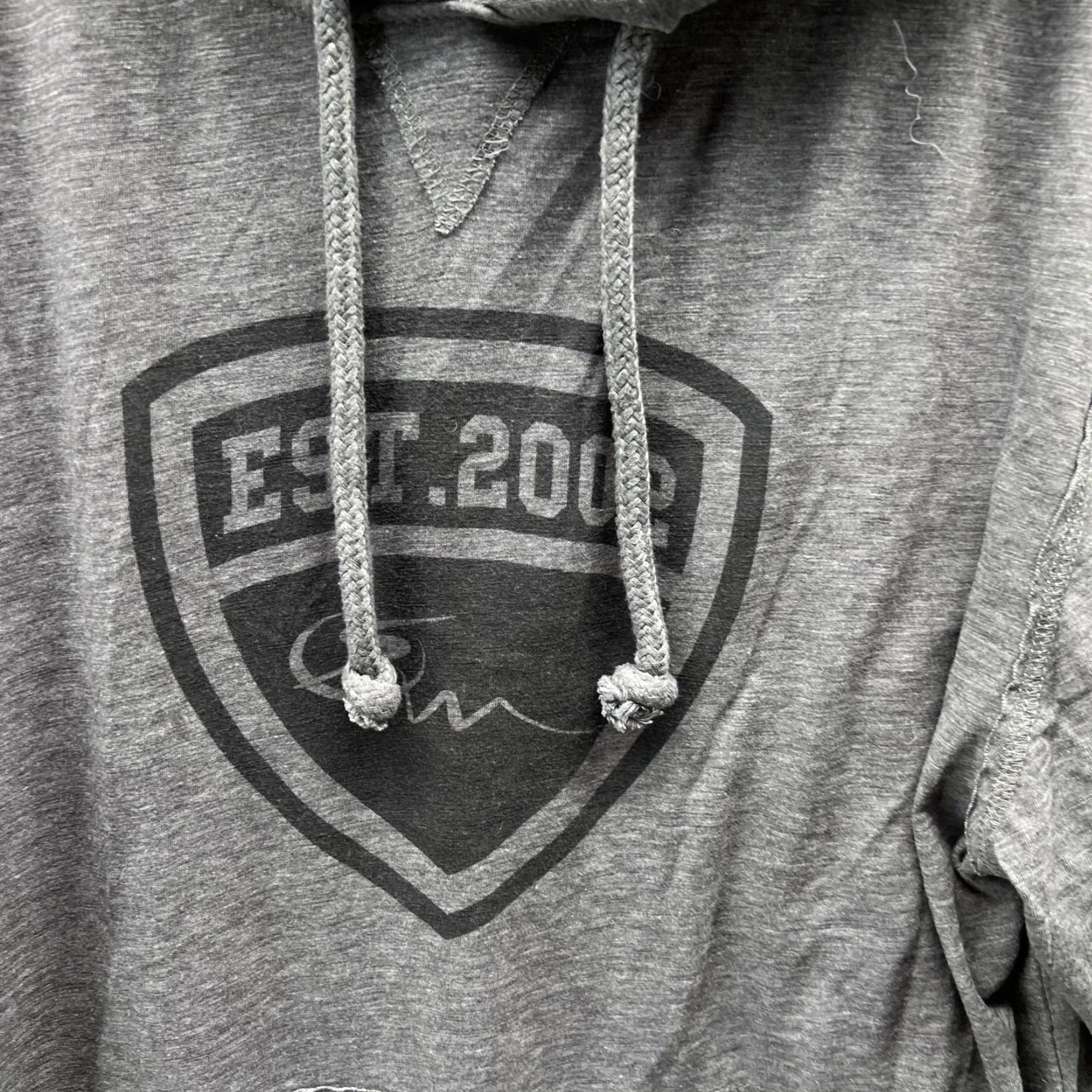 Vintage VINTAGE Levelwear Hoodie Sweater Men L Gray Black Hooded Pullover Cotton Fleece Logo Casual/Workwear Men Size US L / EU 52-54 / 3 - 4 Thumbnail