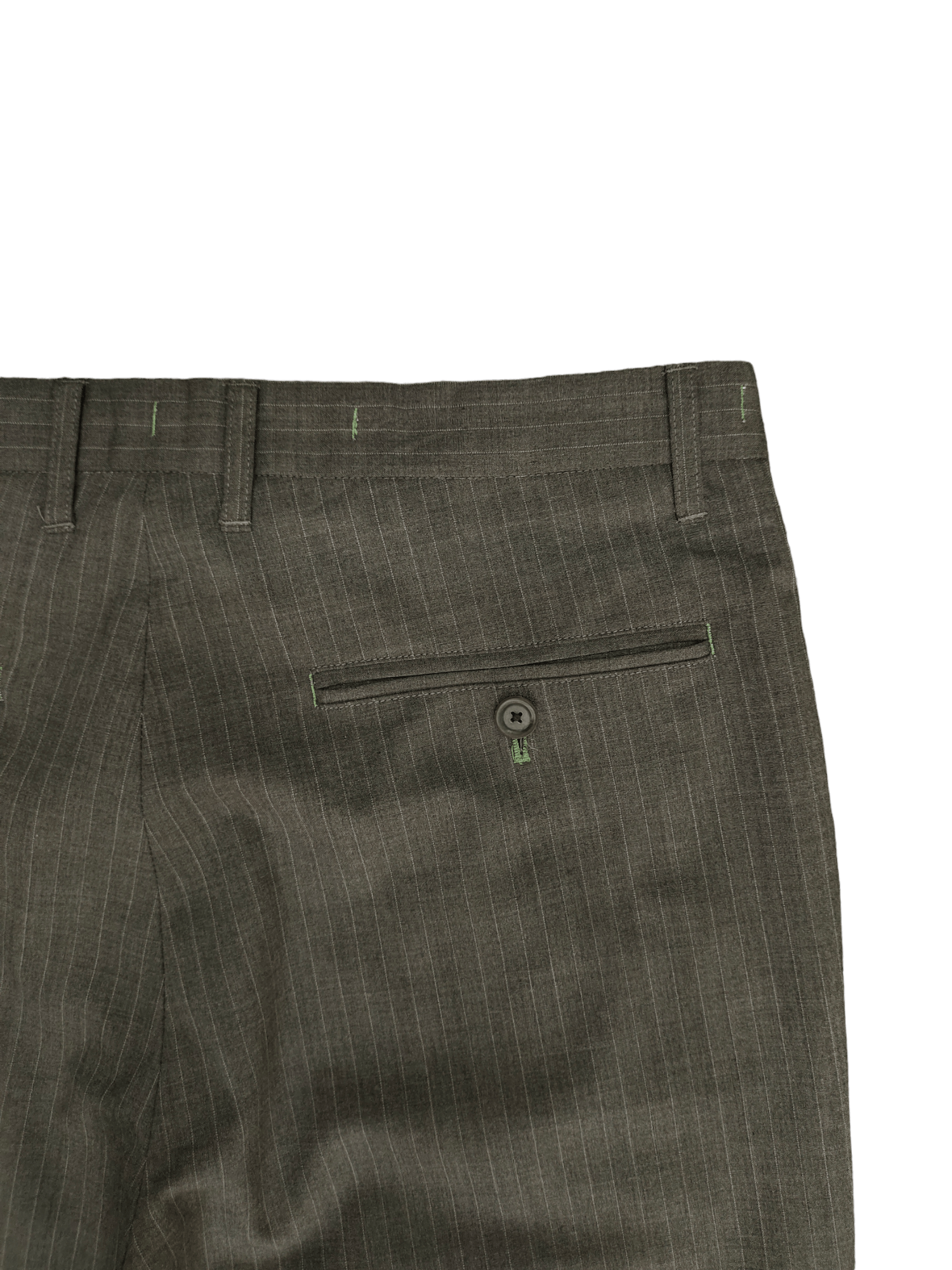 Isamu Katayama Backlash Japanese Brand Kahki Pin Striped 3Q Trouser Pants Size US 32 / EU 48 - 10 Thumbnail
