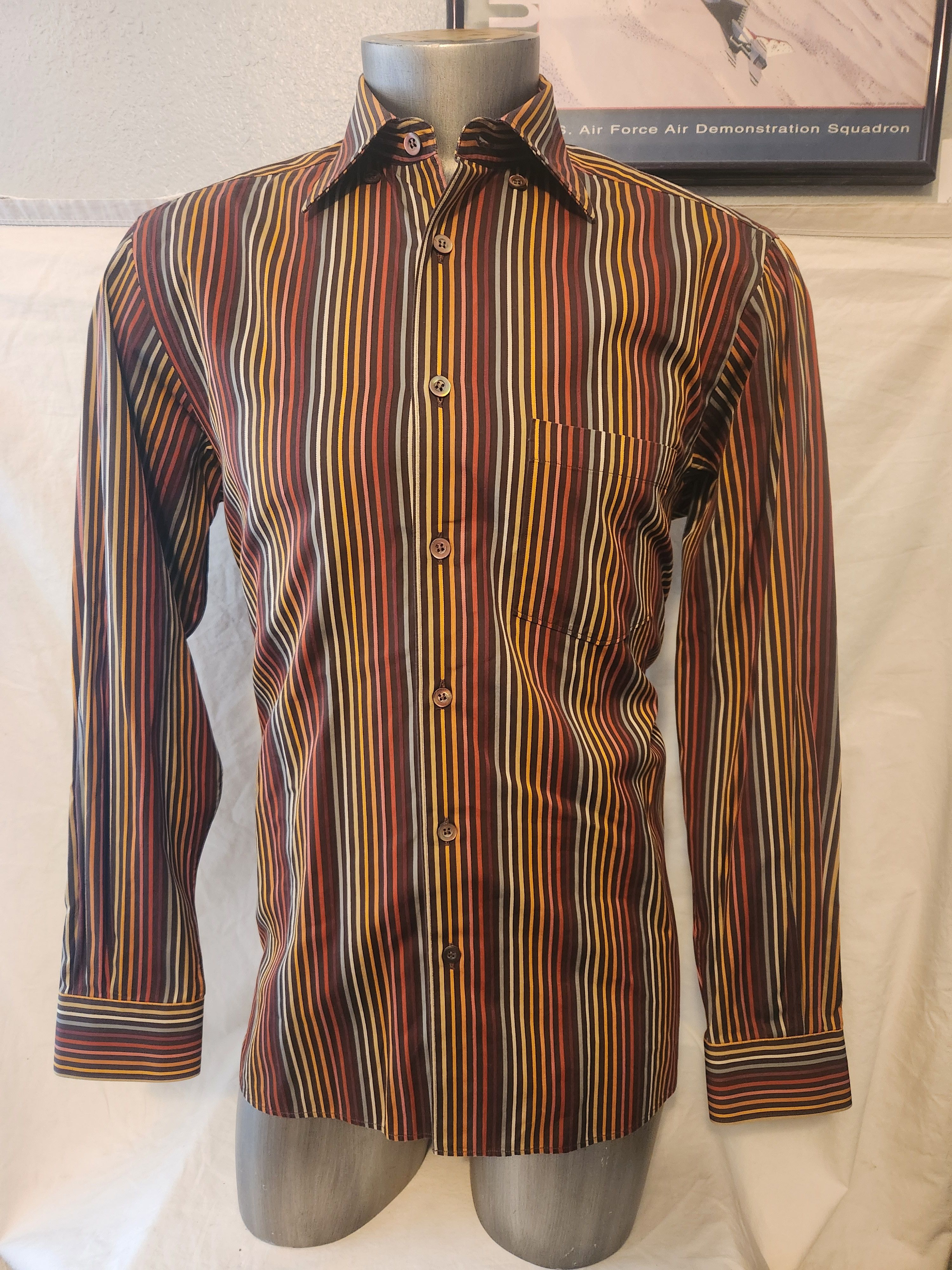 Ermenegildo Zegna MULTICOLOR STRIPES Size US M / EU 48-50 / 2 - 2 Thumbnail