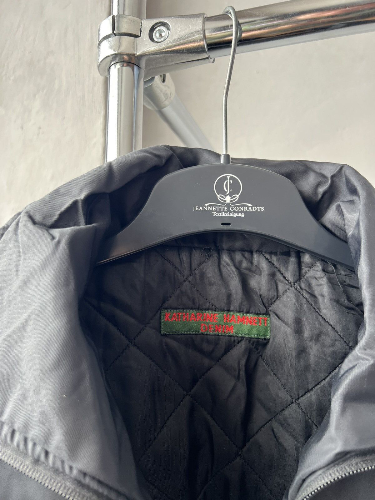 Katharine Hamnett London KATHARINE HAMNETT DENIM VINTAGE NYLON WOMEN ARCHIVE JACKET M Size M / US 6-8 / IT 42-44 - 7 Thumbnail