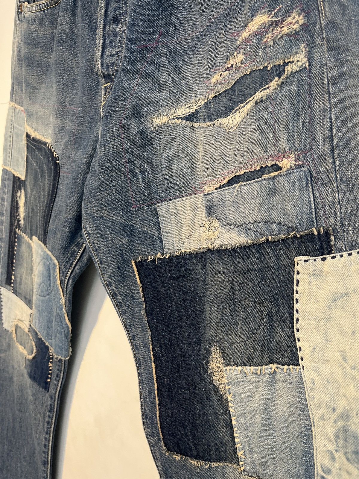 Kapital Kountry Kapital kountry patchwork jeans-34 Size US 34 / EU 50 - 4 Thumbnail