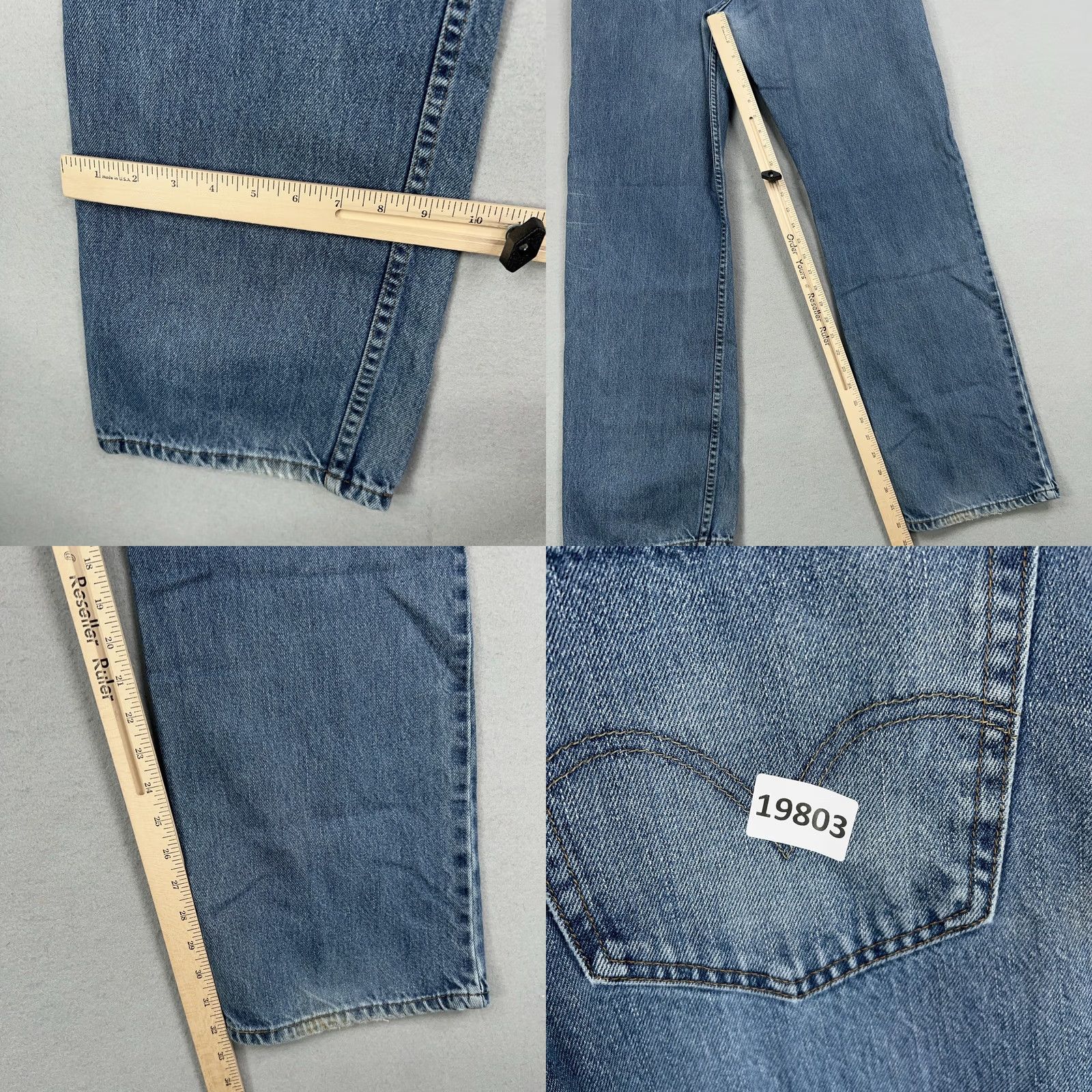 Levi's Levi's Jeans Mens 38x34 Blue Straight Fit Denim 505 Classic 5-Pocket Zip Fly Regular Waist 34 Inseam Mens Jeans Size US 38 / EU 54 - 10 Thumbnail