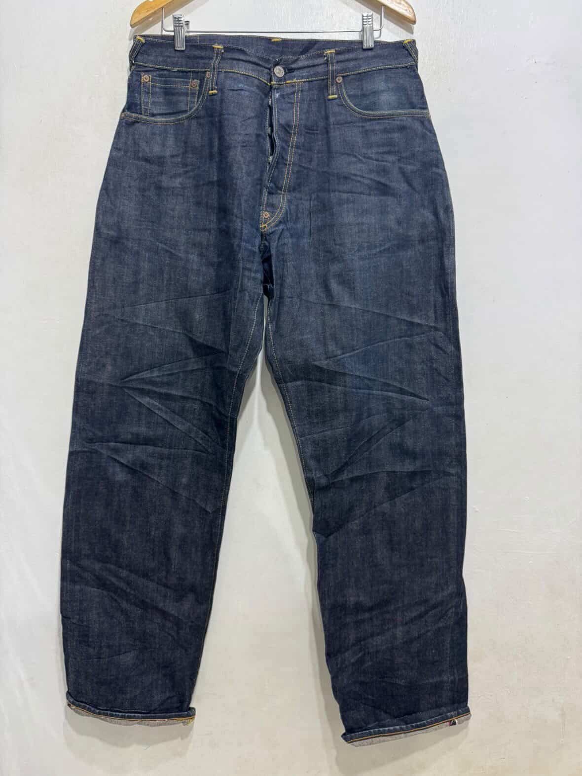 Evisu Evisu size 34 lot 0101 Evisu pants / jeans selvedge RARE Size US 34 / EU 50 - 2 Thumbnail