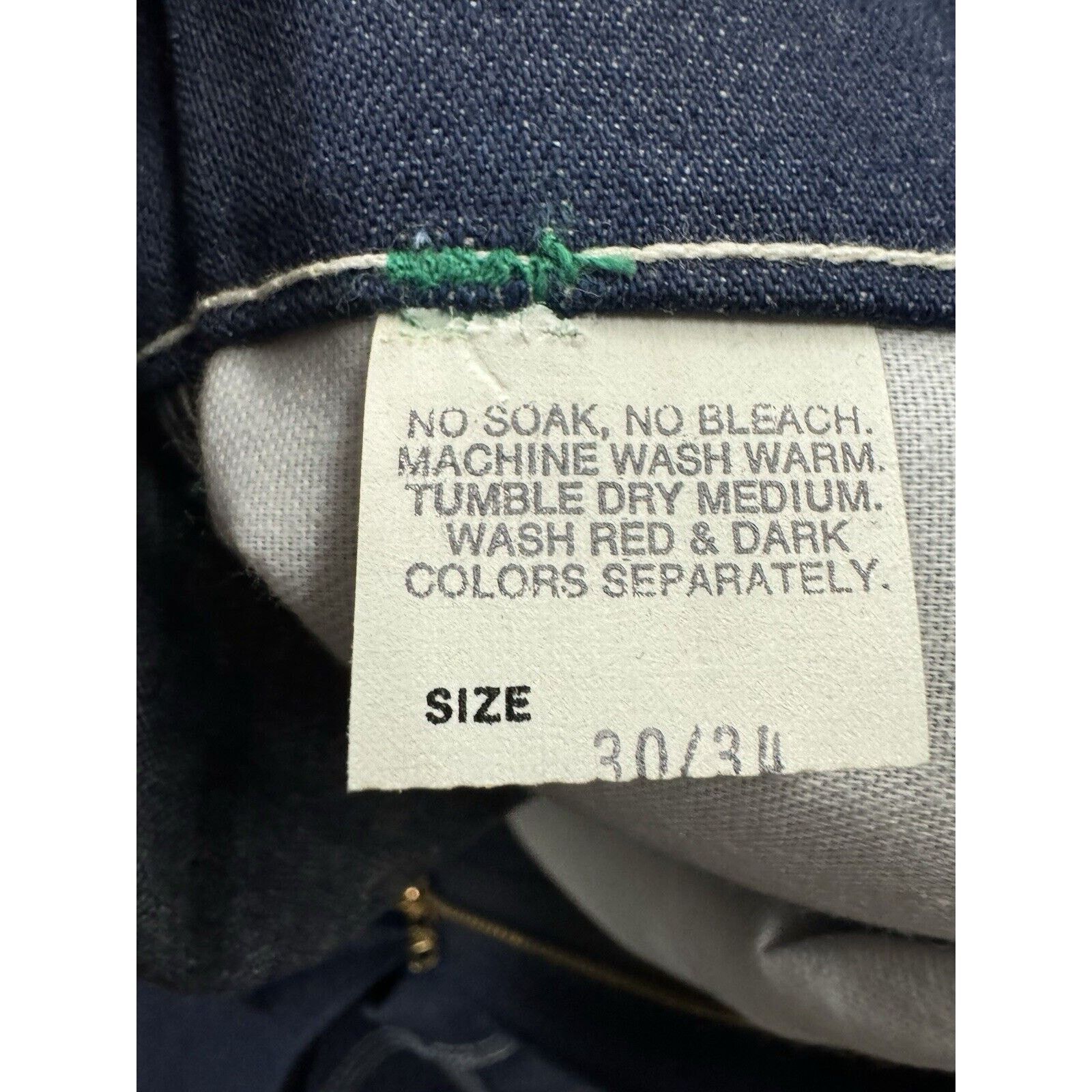 Oshkosh Deadstockn70s Oshkosh B’Gosh Sanforized Denim Mens W30 X L34 Size US 30 / EU 46 - 3 Thumbnail