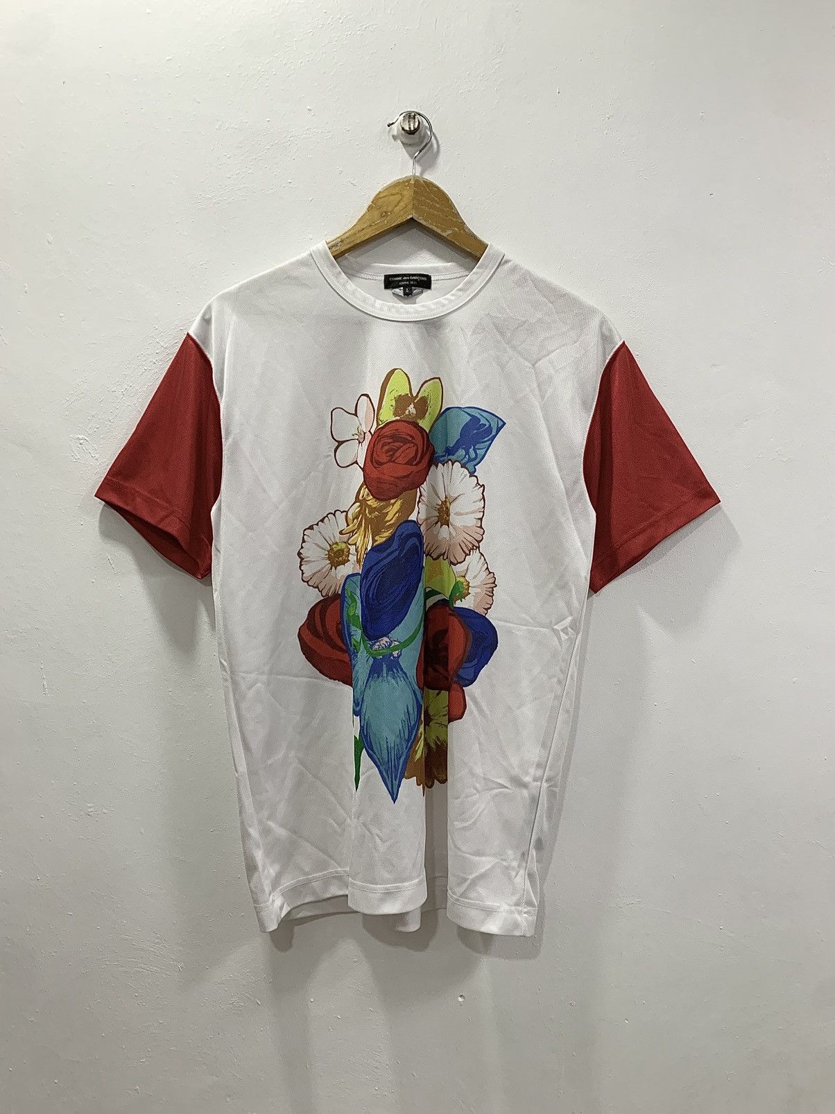 Comme des Garcons Homme Plus COMME des GARÇONS HOMME PLUS AD2016 “FLOWERS” T-SHIRT Size US L / EU 52-54 / 3 - 1 Thumbnail