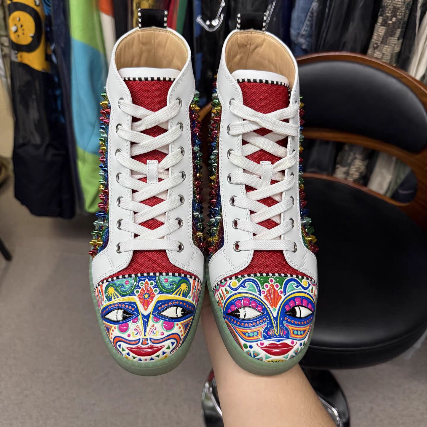 Christian Louboutin Christian Louboutin High-Top Sneakers K15 Size US 9.5 / EU 42-43 - 5 Thumbnail