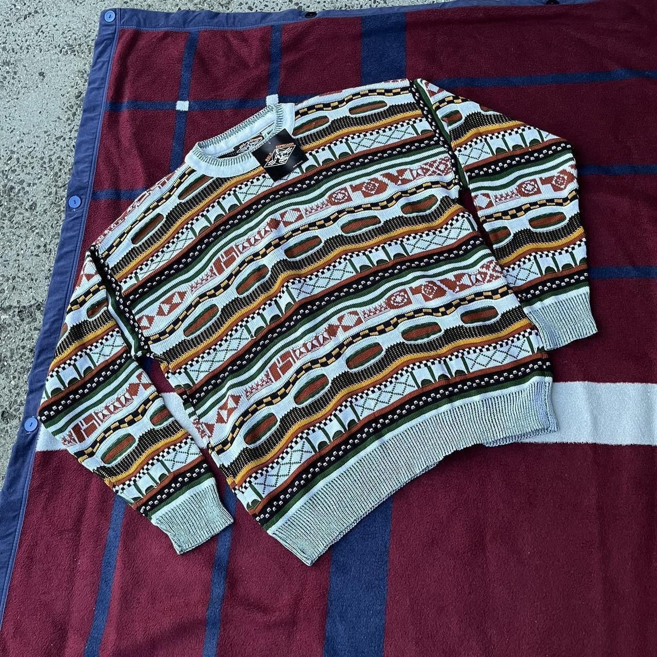Other Vintage COOGI style knit textured crewneck sweater Size US XL / EU 56 / 4 - 1 Thumbnail