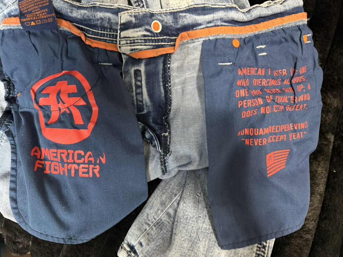 BKE American Fighter Striker Relaxed Straight Stretch Jeans 32R Size US 32 / EU 48 - 8 Thumbnail
